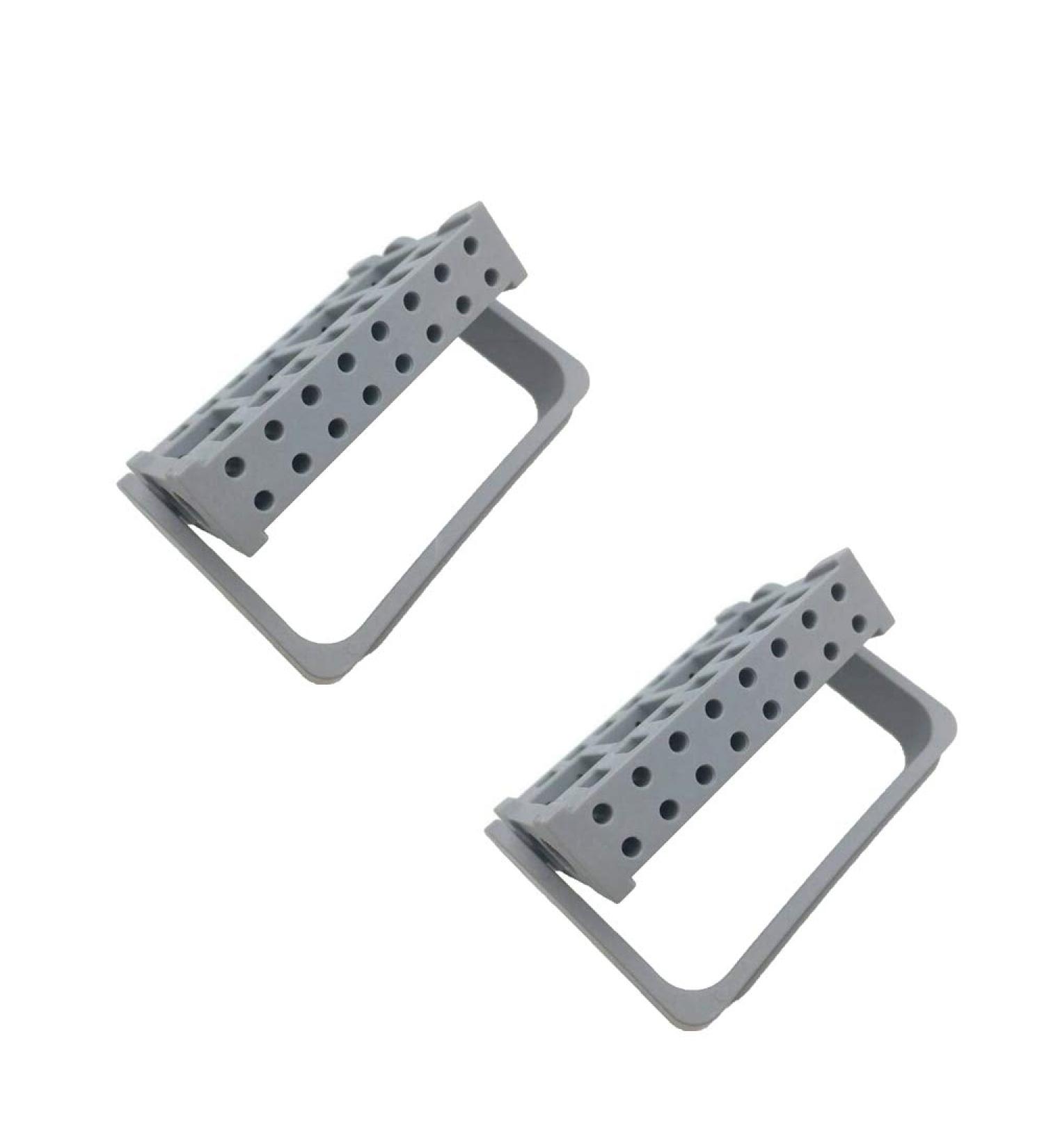 KOOBOOK 16 Holes Acrylic Nail Art Drill Bit Holder & Organizer - Salon Gray | 2Pcs Set - Buy Online on GoSupps.com