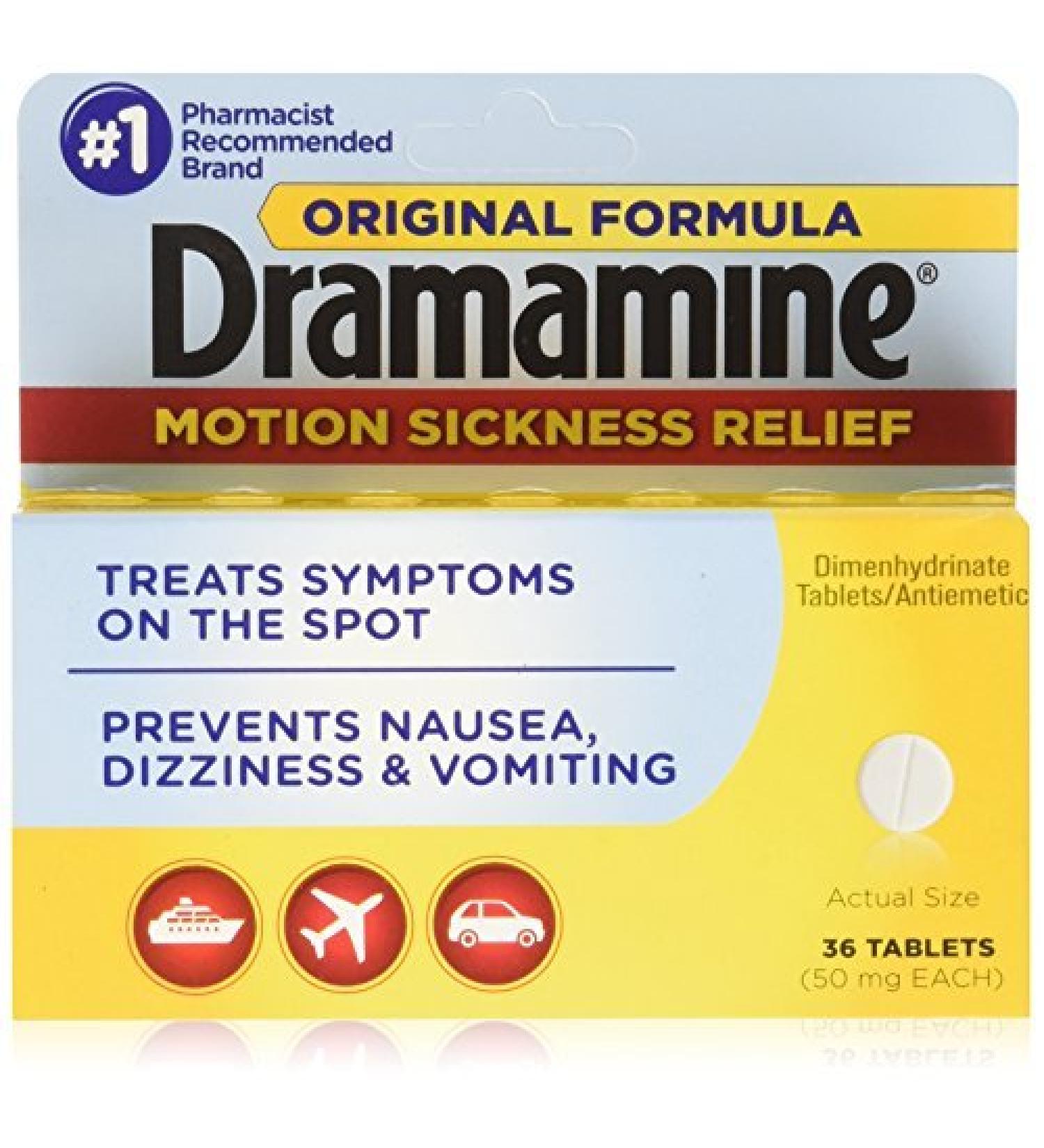 Dramamine 50mg Tablets-36 ct by Dramamine