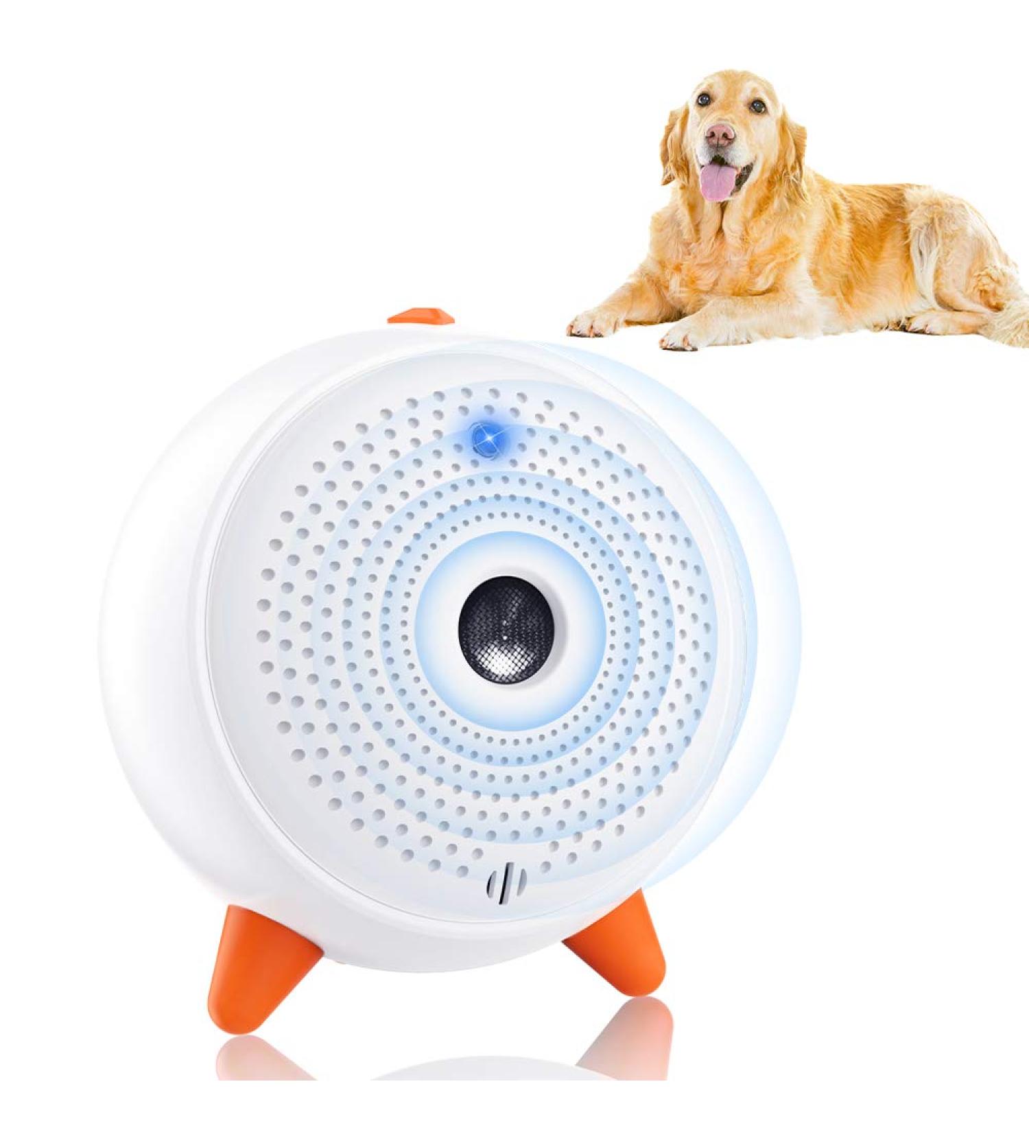 Anti Barking Device Ultrasonic Dog Barking Deterrent Device Waterproof Stop Dog Barking Device Pet Gentle Anti Bark Device Stop Bark Device for Small Large Dog Anti Bark Training Tool Device