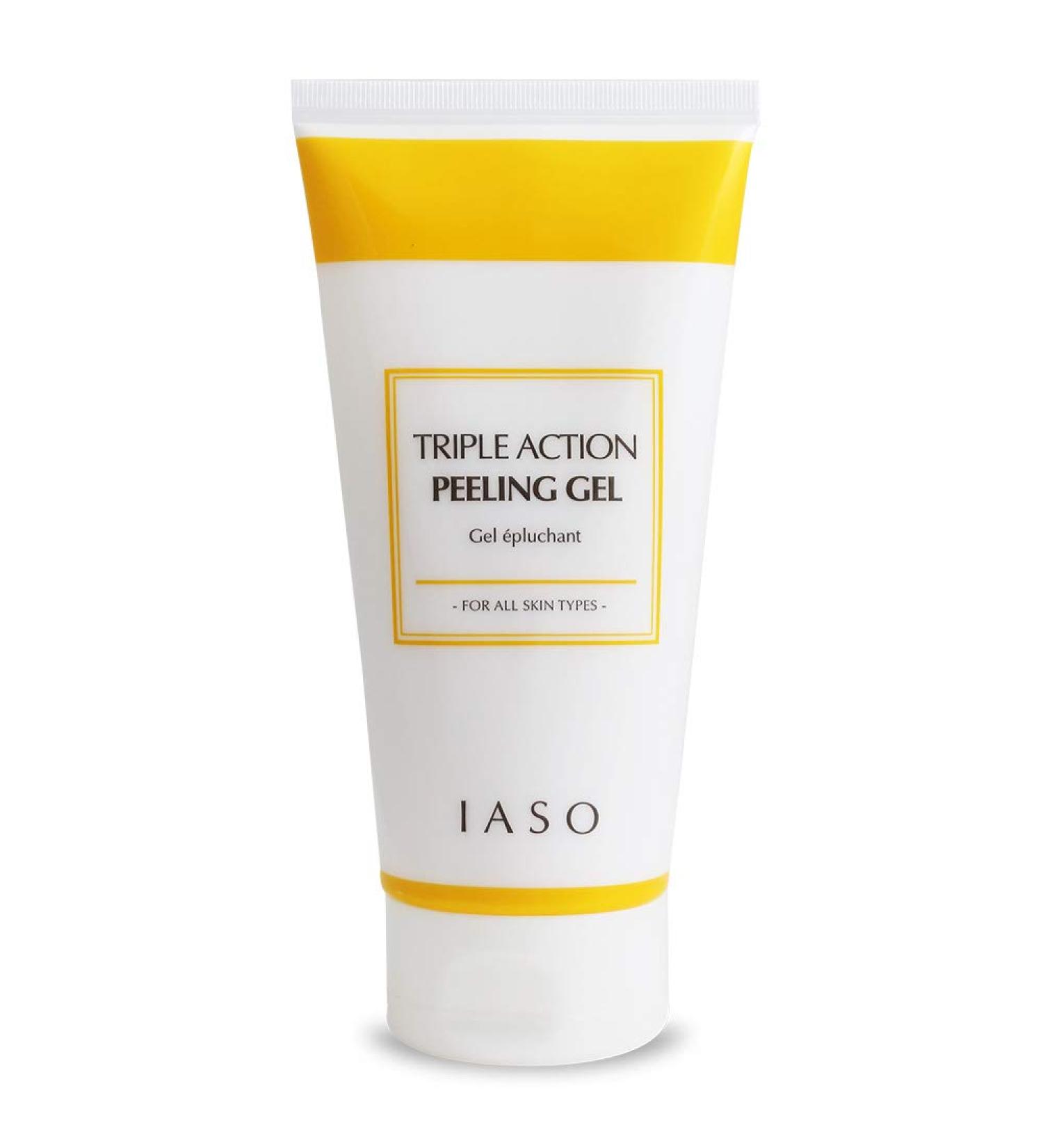 IASO Triple Action White Peeling Gel 7.05oz | Gentle Face Exfoliator | Moist Peeling Gel for Radiant Skin - Buy Online on GoSupps.com