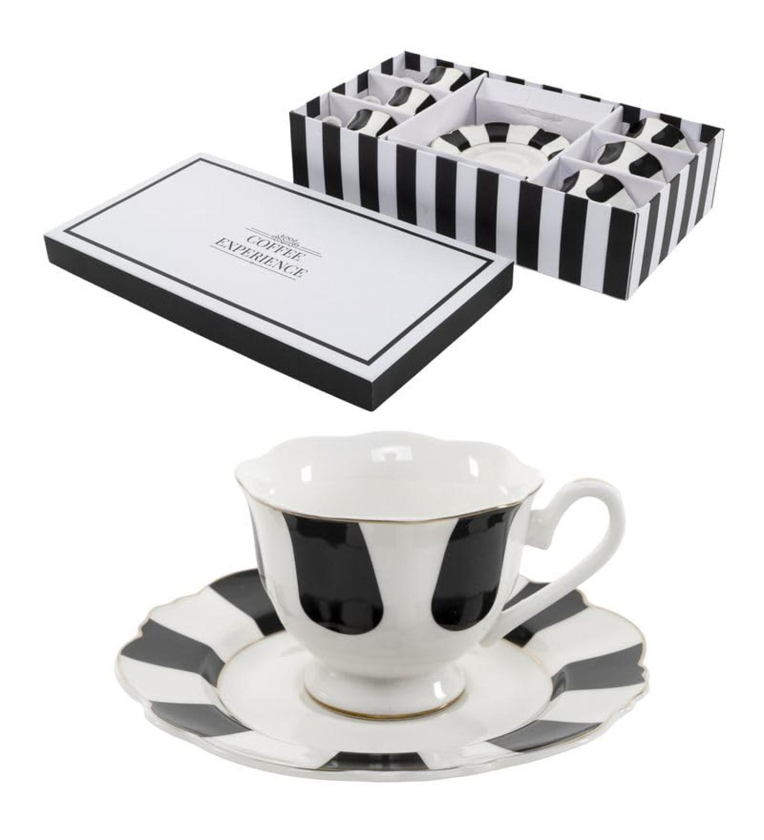 ROCKING GIFTS Coffee Set Set of 6 Units Excellence Rayas 6x90 ML - Buy Online on GoSupps.com