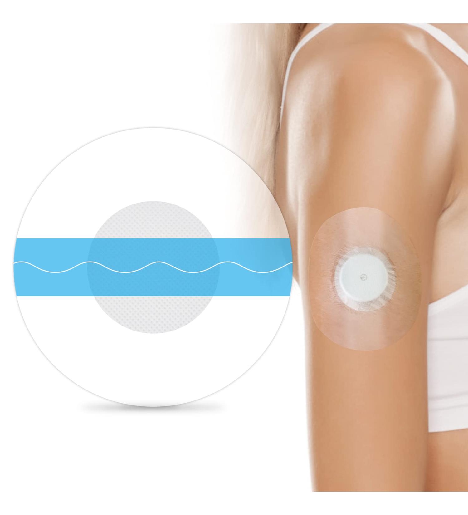 37 Pack Waterproof Adhesive Patches for Freestyle Libre Sensor - Transparent & Breathable CGM Covers - 14 Days - Blue (Pack of 1) - Buy Online on GoSupps.com