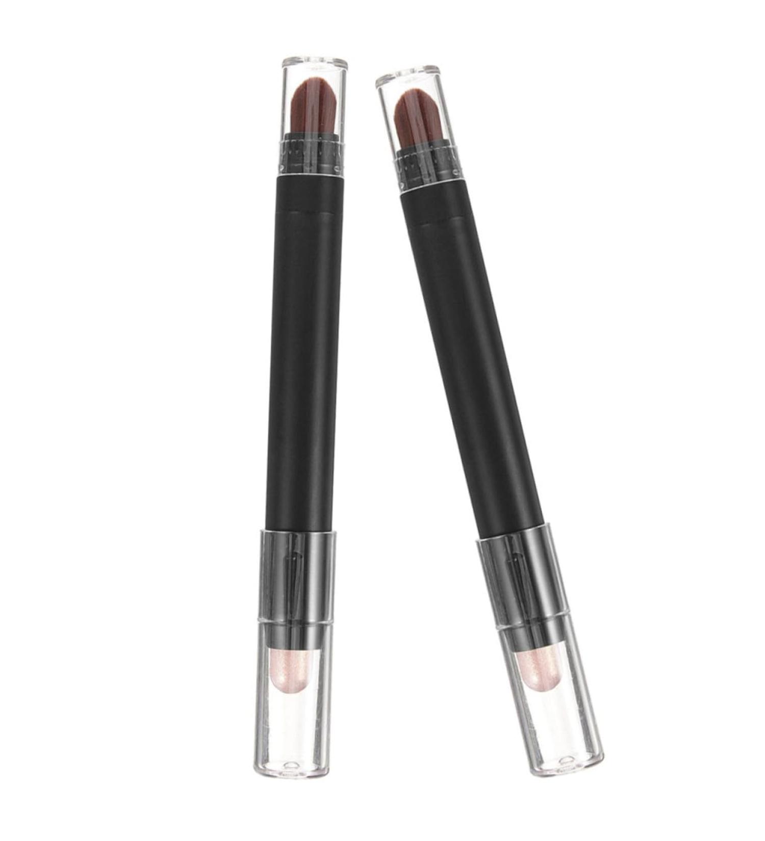 Mikinona 2pcs Eye Shadow Pens Eye Shadow Makeup Eye Brushes for Eyeshadow Eye Brushes for Makeup Abs Black - Buy Online on GoSupps.com