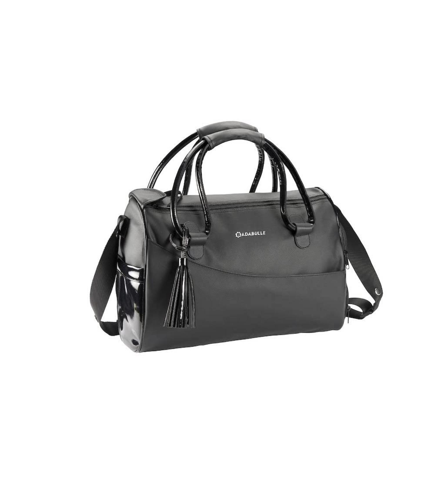 Badabulle Glossy Changing Bag - Stylish Black Baby Nappy Bag for Pram - Buy Online on GoSupps.com