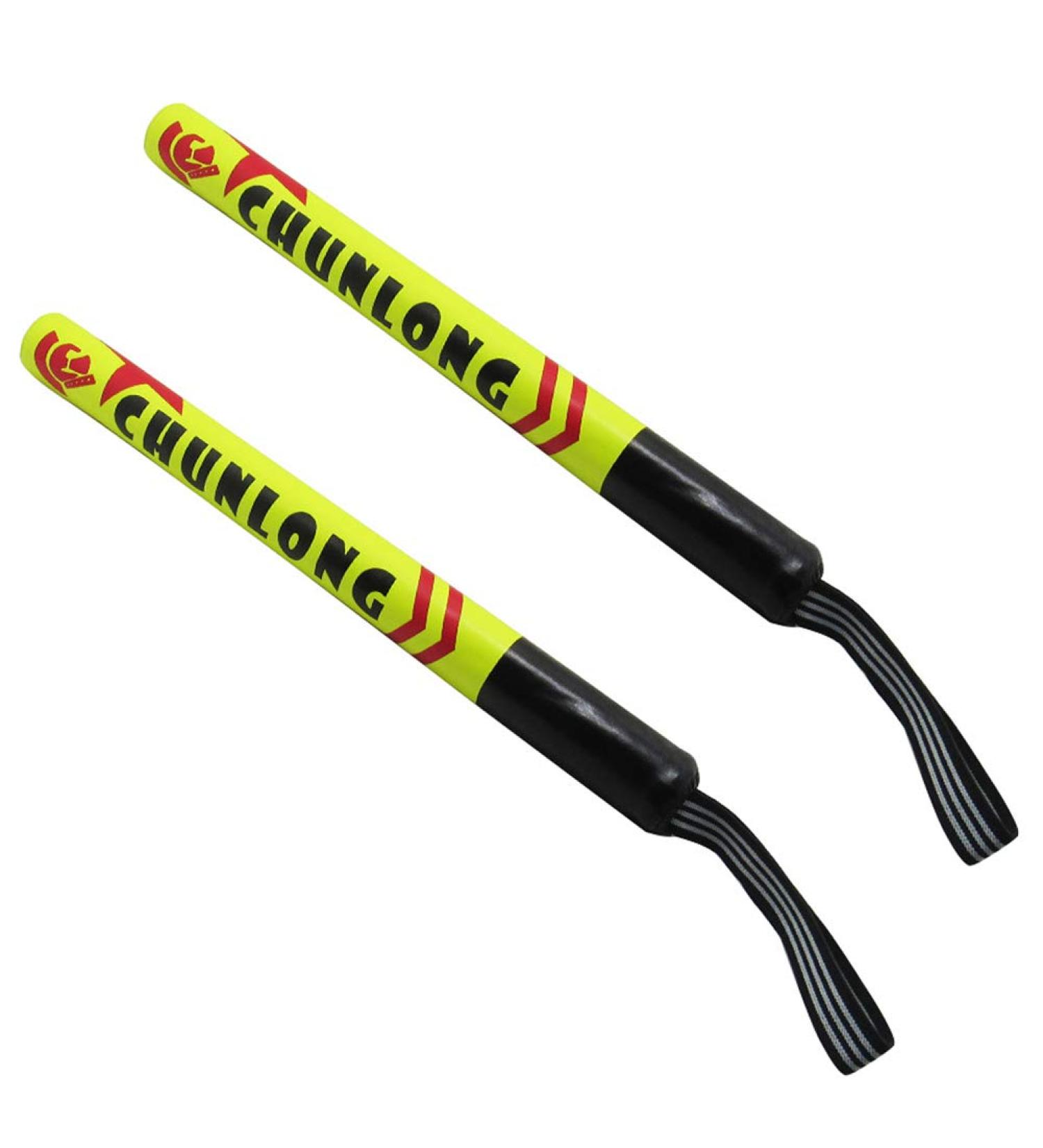 Kathleen Training Sticks 2pcs - PU Leather Punching Pads for Boxing - Fluorescent Green - Buy Online on GoSupps.com