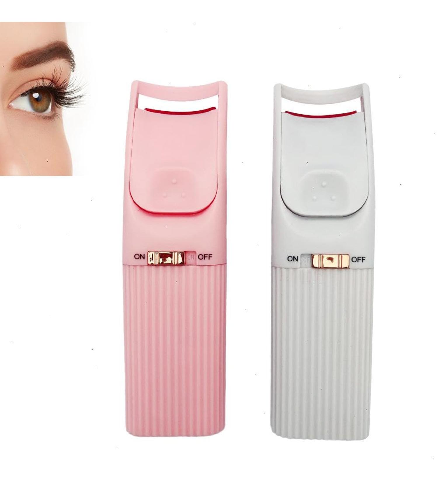 Heated Eyelash Curler Fast Heated Lash Curler Rechargeable Electric Eyelash Curler Handheld Eye Lash Curler Portable Long Lasting Natural Curling Lash Styling Tools - Buy Online on GoSupps.com