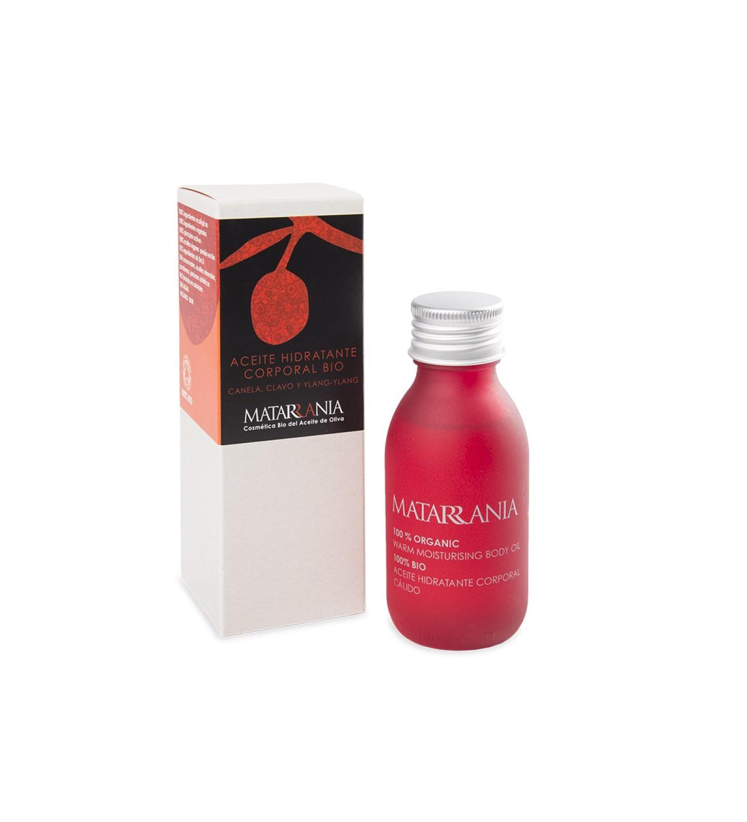 Matarrania - Aceite Hidratante Corporal Bio - Organic Body Oil - Cinnamon Cloves and Ylang-Ylang - 100 ml - Buy Online on GoSupps.com