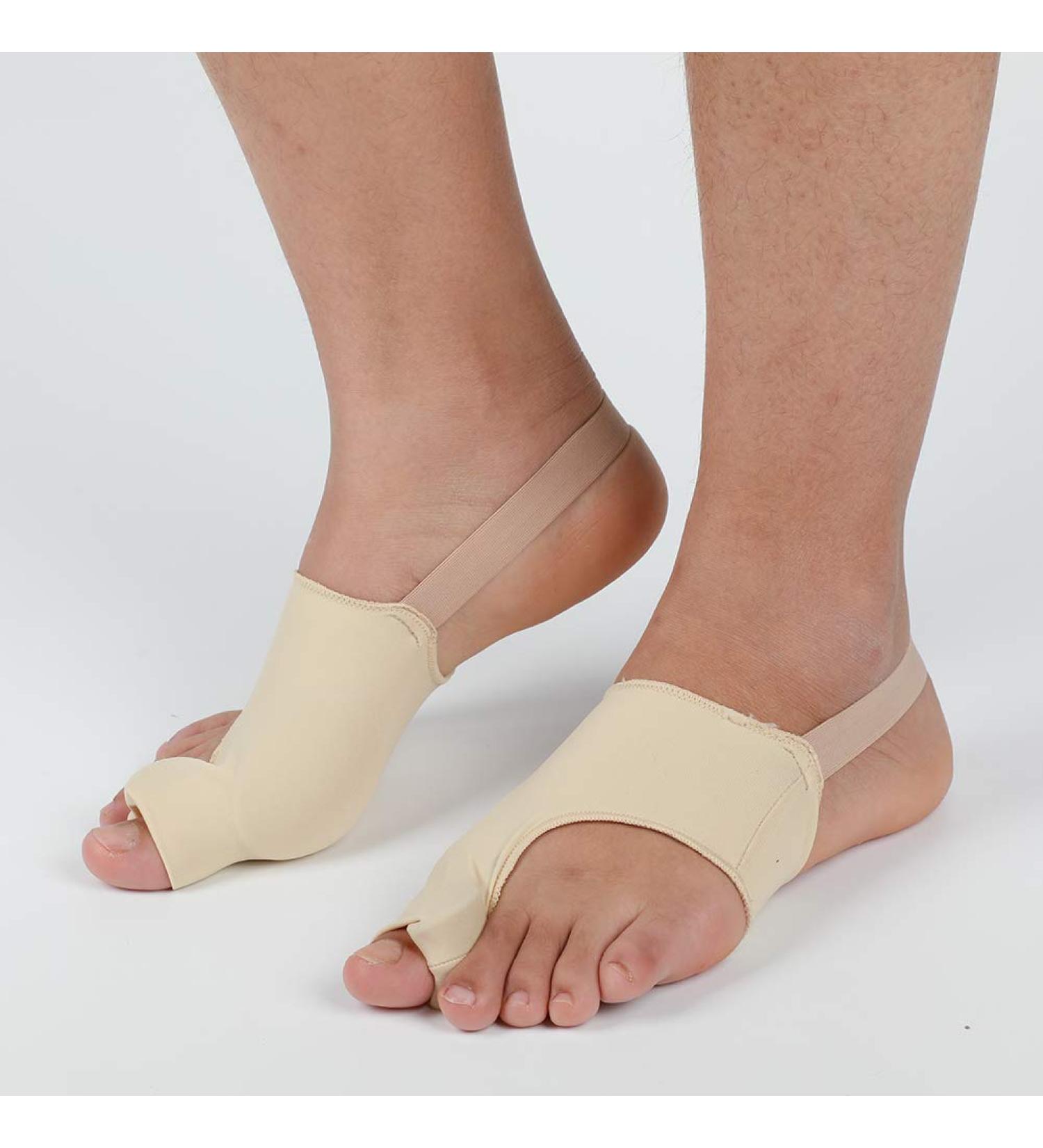 Bunion Pain Relief Set: 2 Silicone Thumb Valgus Correctors + Cloth Elastic Band - Buy Online on GoSupps.com