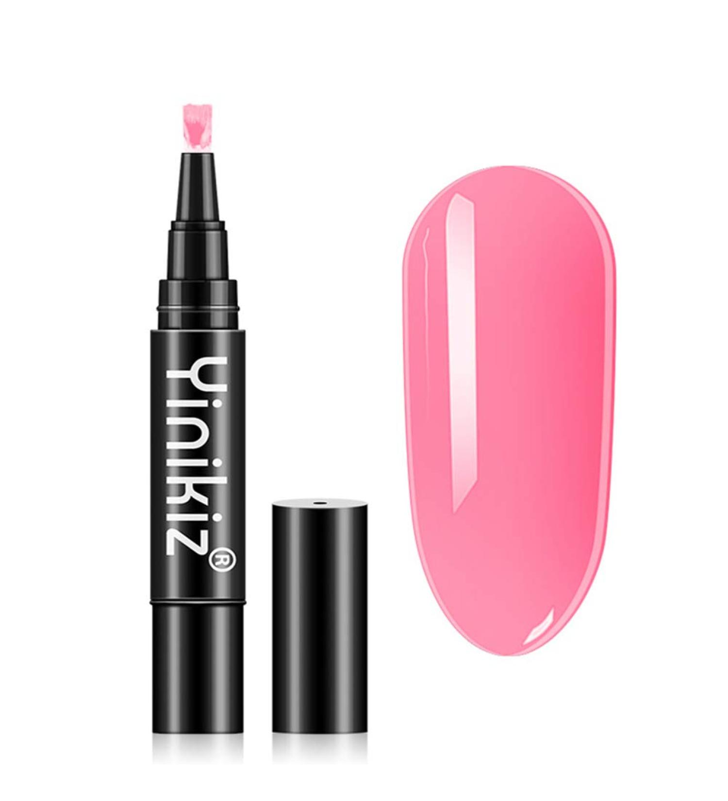 Uposao Nail Polish Pen 3 in 1 Nail Polish Pen One Step UV Nail Polish UV Gel Nail Gel Polish LED Gel Nail Polish Pen Soak Off Gel Ideal for Home and Professional Manicure - Buy Online on GoSupps.com