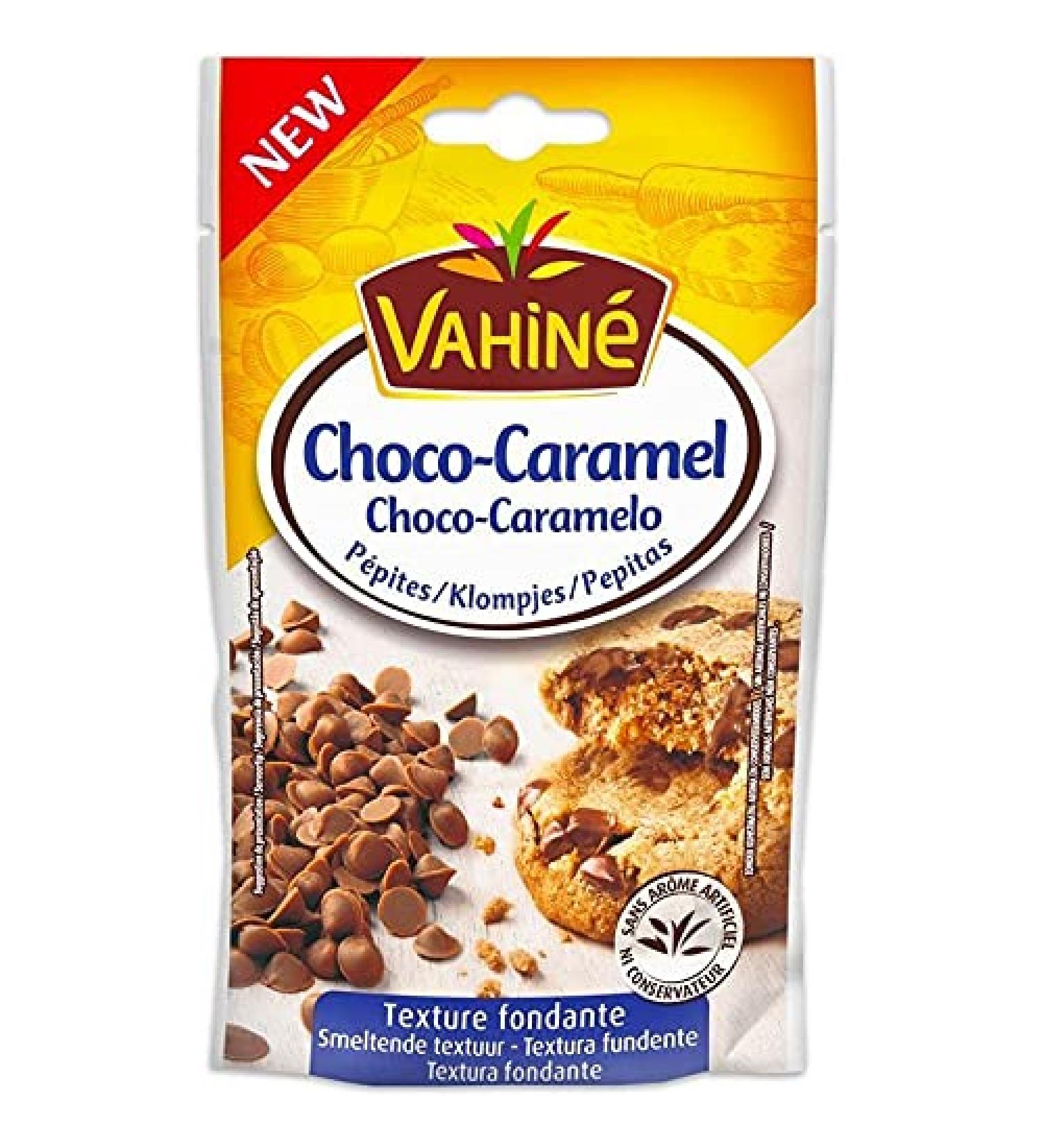D lices gourmands Vahin - P pites chocolat caramel 100g - Pr paration g teaux - Douceur et saveur irr sistibles - picerie sucr e - Le Lot De 3