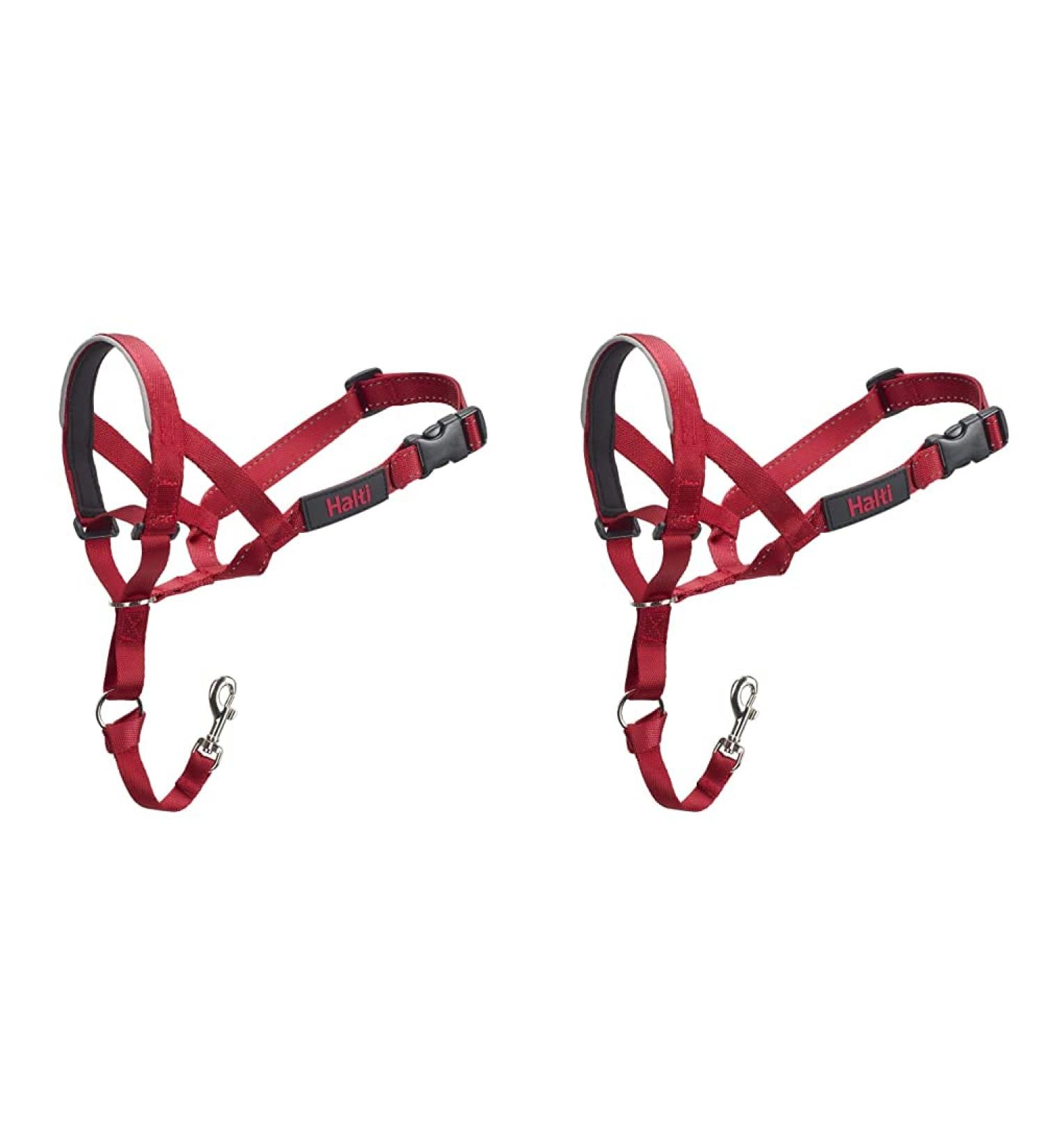 Halti Headcollar Dog Harness to Stop Pulling on Lead for Small Medium and Large Dogs Size 1 & Halti Headcollar Dog Harness to Stop Pulling on Lead for Small Medium and Large Dogs Red Size 2 - Buy Online on GoSupps.com