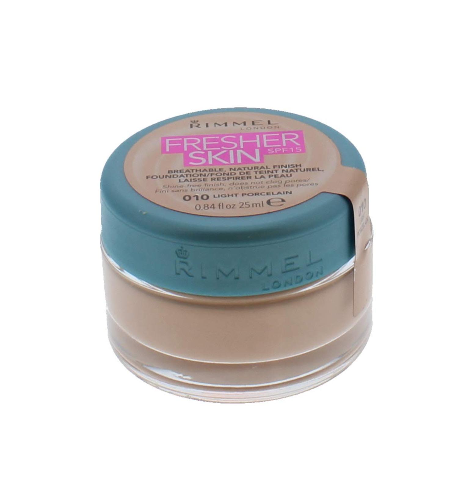  Rimmel Rimmel Fresher Skin Foundation Light Porcelain 010 - Buy Online on GoSupps.com