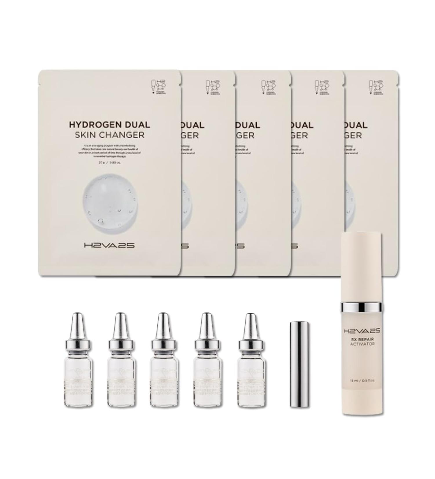 Hydrogen Dual Skin Changer Set | Hydrating Anti-Aging K-Beauty Therapy | International Shipping - Buy Online on GoSupps.com