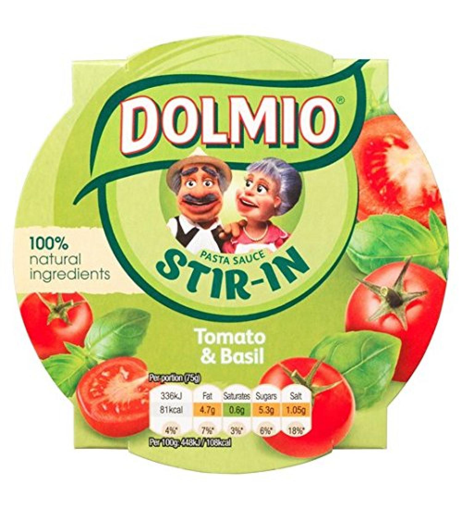 Dolmio Dolmio: Incorporate 150g into the tomatoes and basil