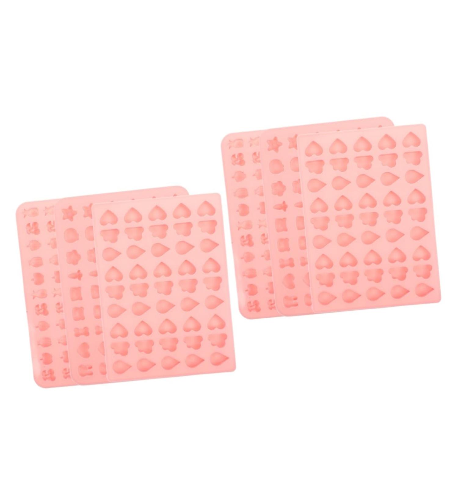 OUNONA 6 Pcs Candy Mold Heart Shaped Molds Heart Shape Mold Silicone Mold Jelly Mold Chocolates for Gifting Kids Candy Machine Dessert Mold Fruit Silicone Cake Molds Chocolate Mold Fudge 20.8X15cmx2pcs Pinkx2pcs - Buy Online on GoSupps.com