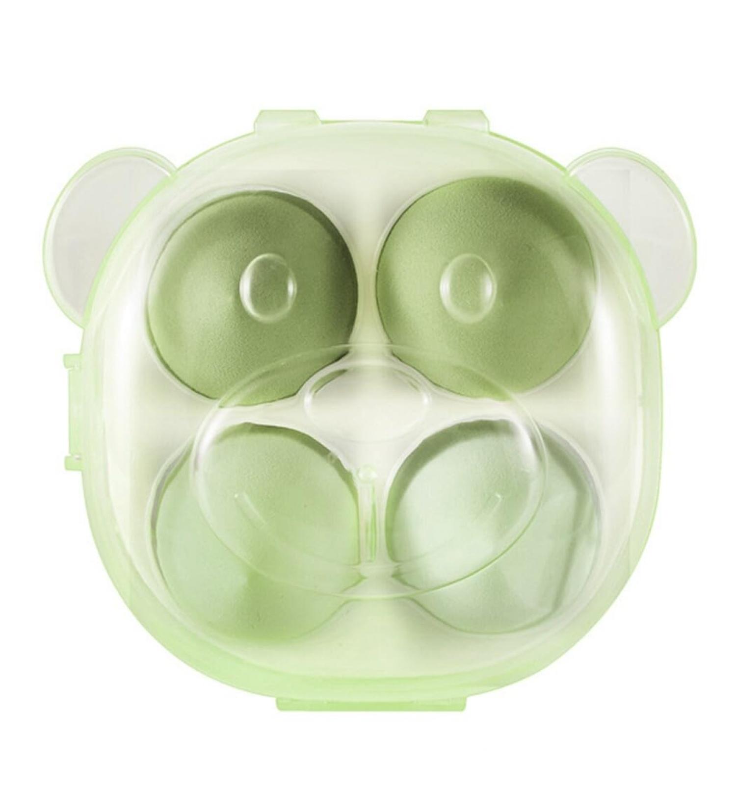 Buy 4PCS Stretchy Portable Elastic Beauty Sponge Set for Flawless Foundation - Smooth Makeup Applicators with Box | International Shipping Available - Buy Online on GoSupps.com