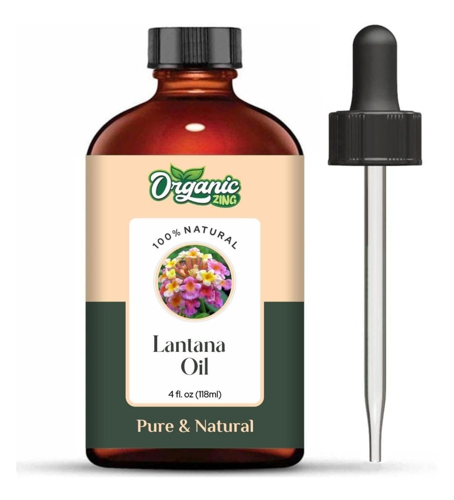 Lantana Oil | Pure Natural Essential Oil for Skincare & Massage - 118ml | Shop Internationally - Buy Online on GoSupps.com