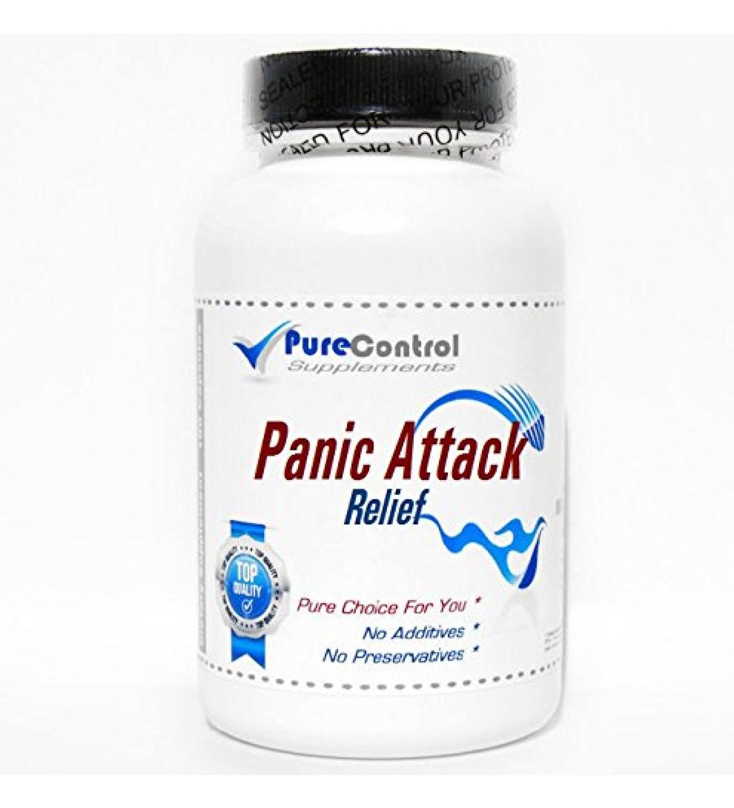 Panic Attack Relief 90caps // 200 Capsules // Pure // by PureControl Supplements