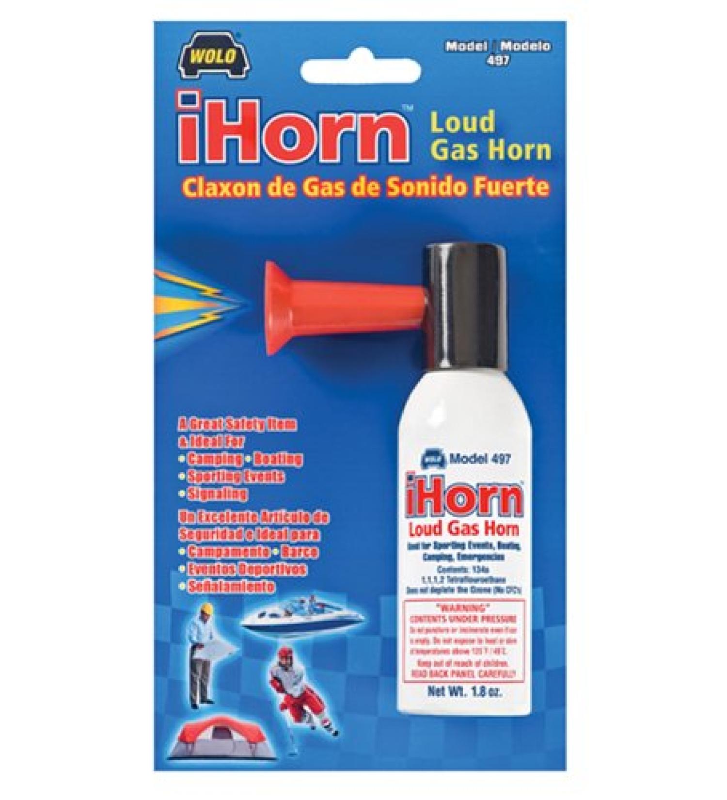 Wolo 497 iHorn Mini Hand Held Gas Horn