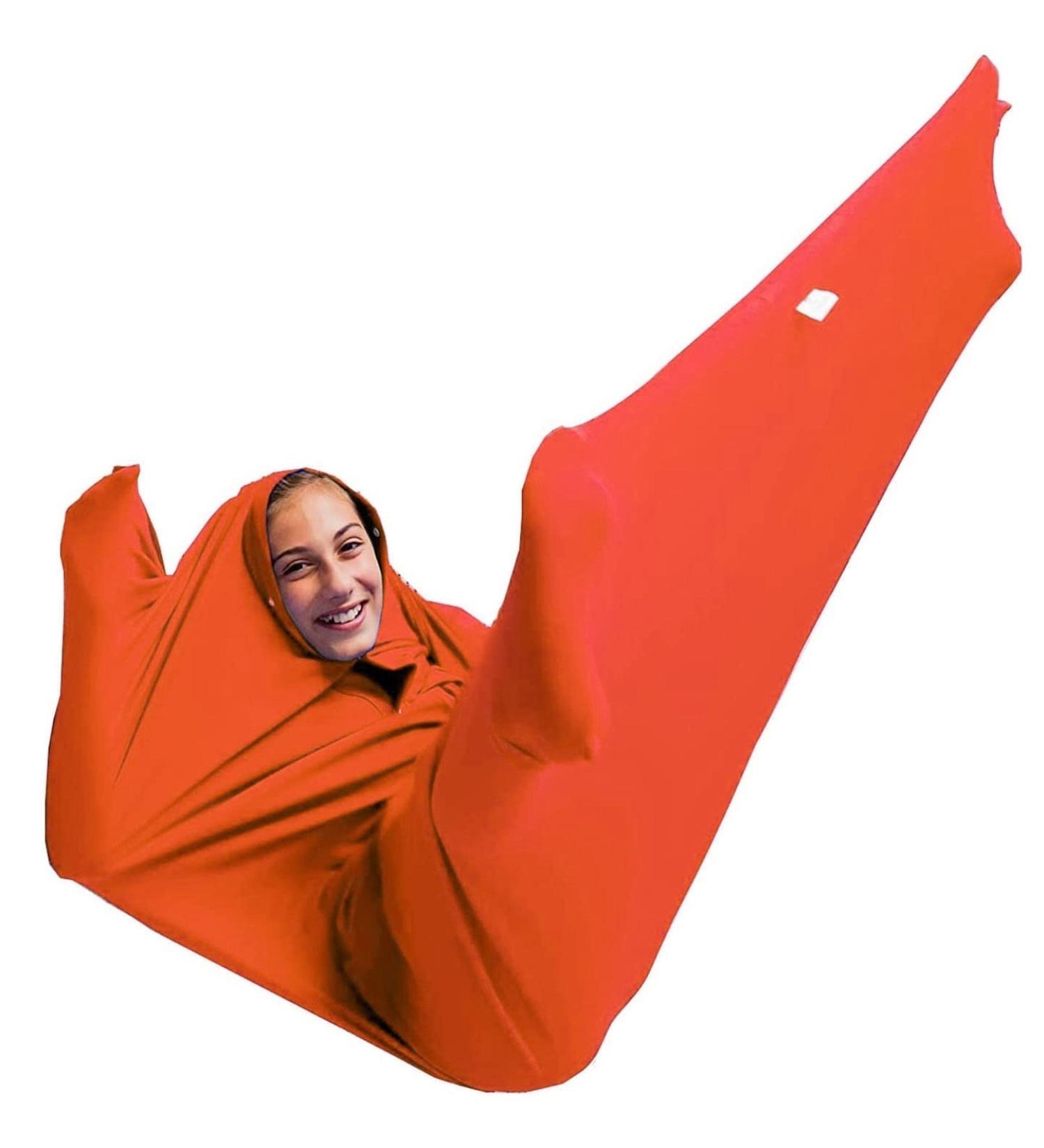 Zyuboeso Stretchy Body Sox for Kids | Sensory Wrap Socks for Autism & ADHD | Orange | Size L/Large - Buy Online on GoSupps.com