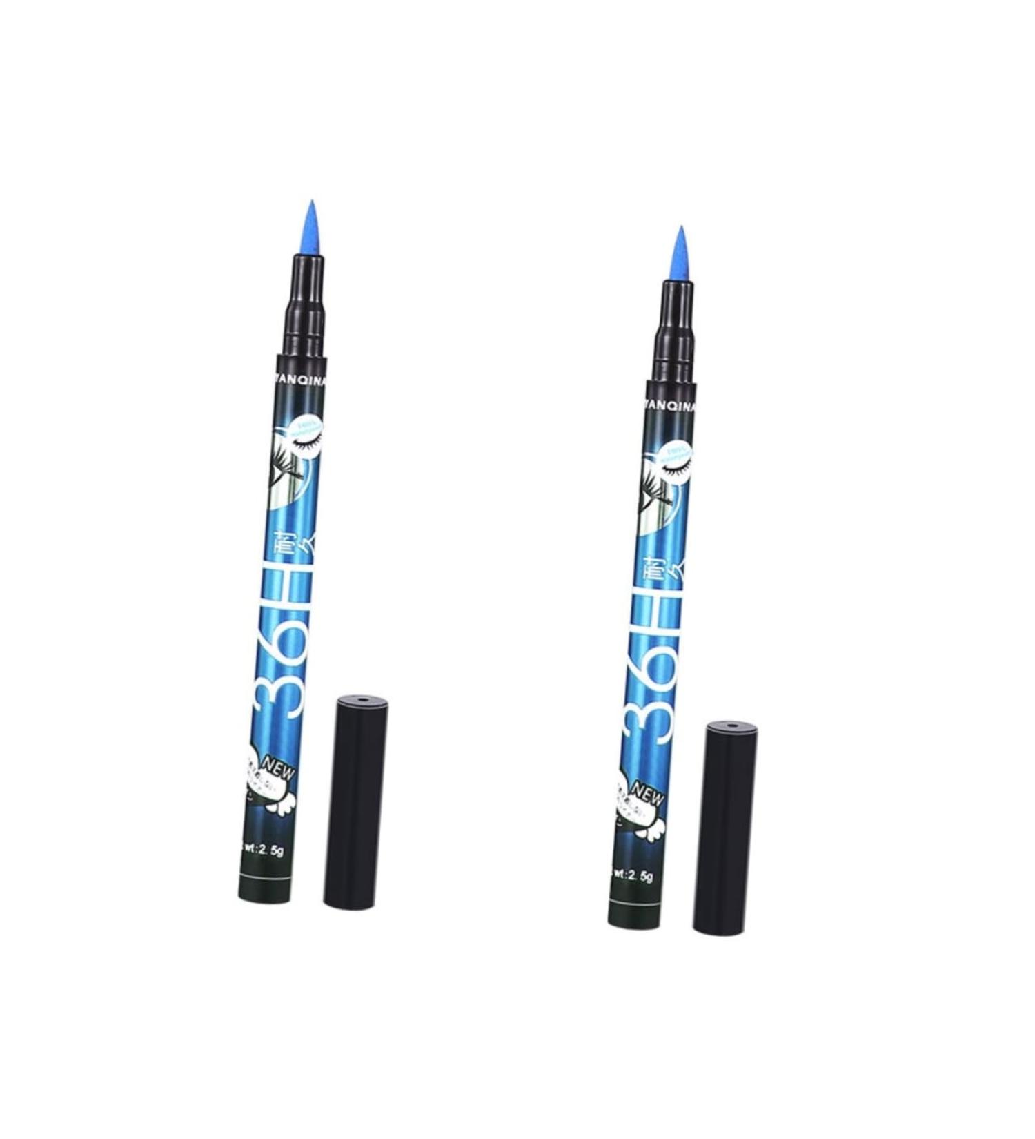 NOLITOY 2pcs Eyeliner Pencil Liquid Eyeliner Colorful Eyeliner Eyeline Pencil No Smudge Waterproof Pen - Buy Online on GoSupps.com