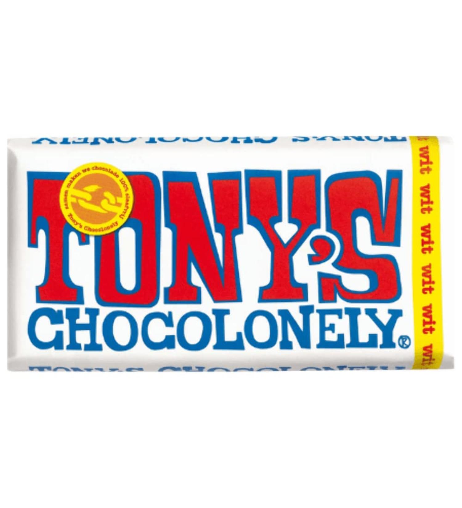 Tony's Chocolonely Tony's Chocolonely - White Chocolate Bar - 15 x 180 grams - Fairtrade Chocolate