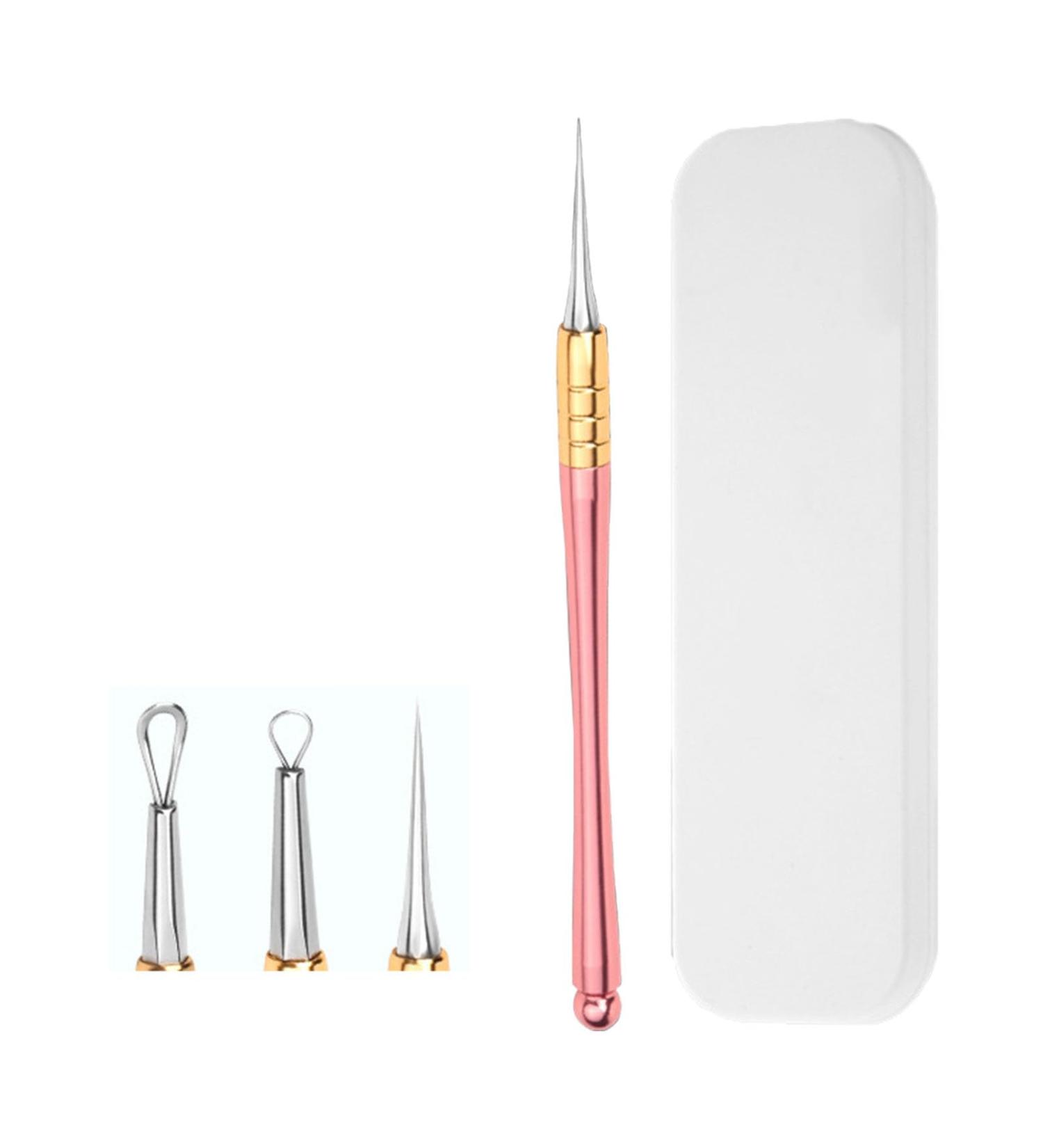 Pimple Popping And Blackhead Extractor Set Face Care Tools Comedone Removal For Home Or Salon Use - Buy Online on GoSupps.com