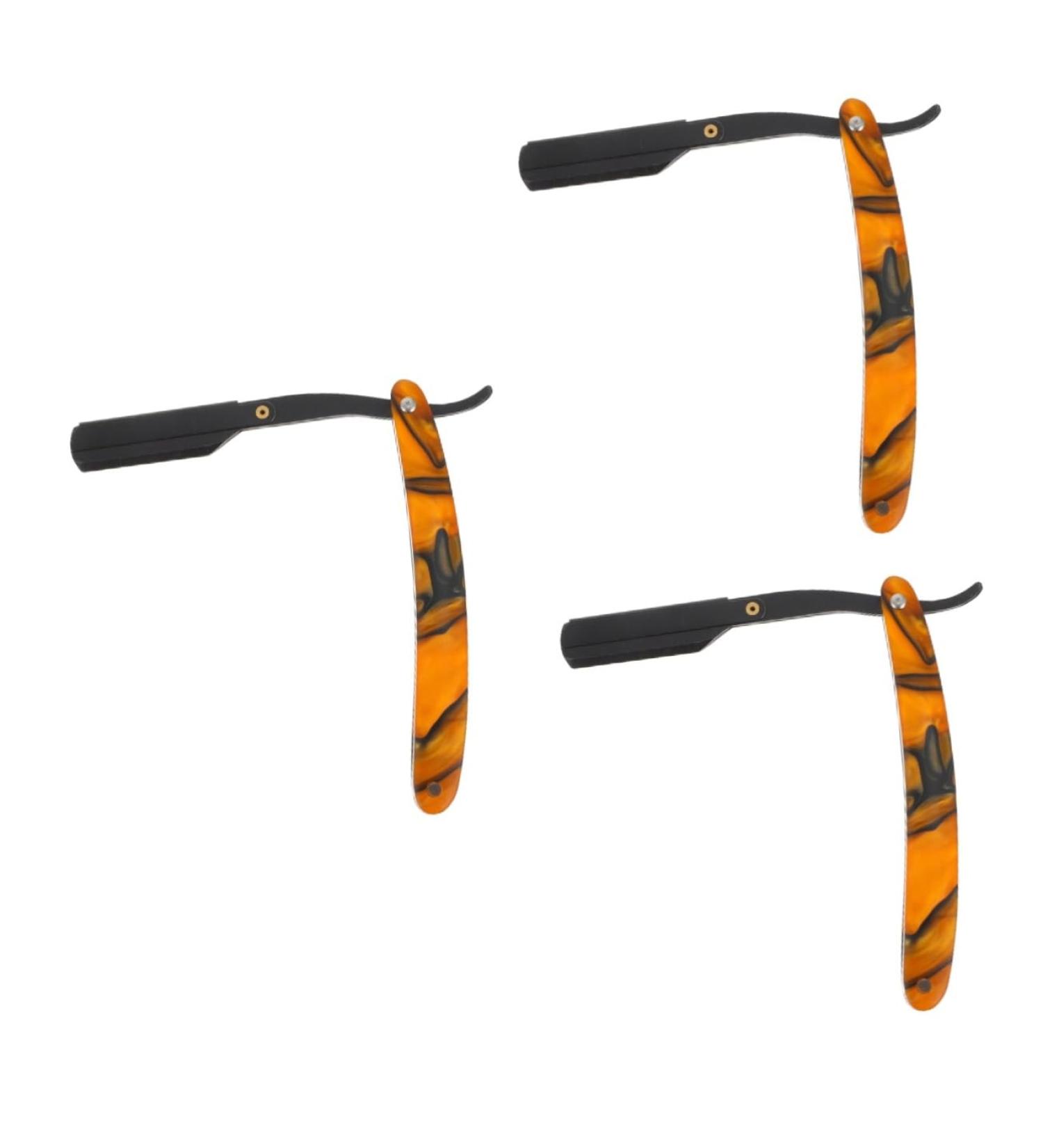 Angoily 3-in-1 Men's Facial Razor Safe Manual Razor for Face & Hand | Premium Grooming Tools - Buy Online on GoSupps.com