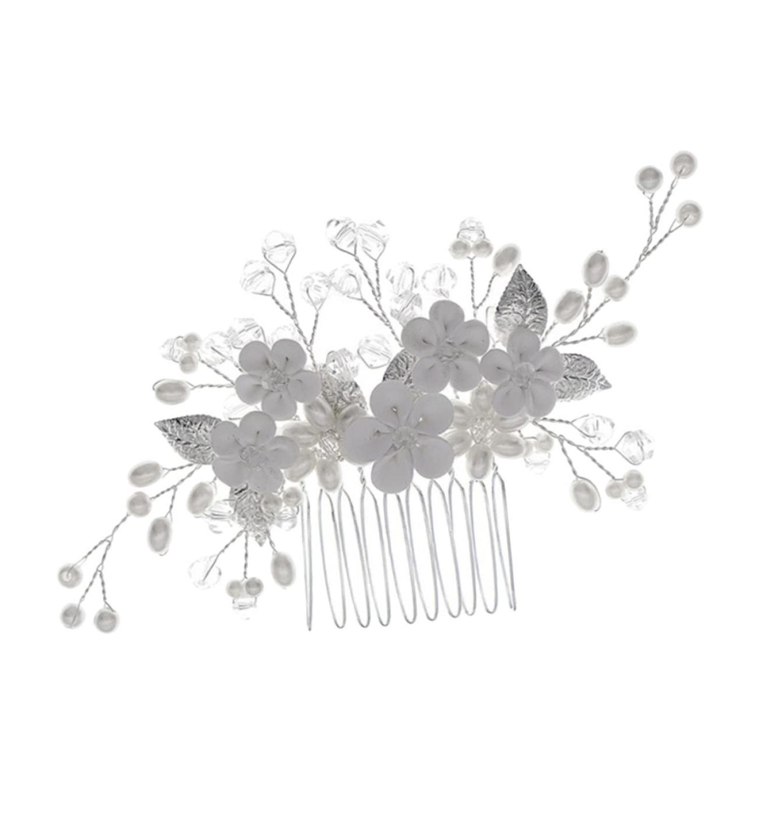 Didiseaon Bridal Headwear Wedding Hair Ornament Rhinestone Hair Comb Hair Accessories Bride Headpiece Wedding Decoration Bridal Hair Comb Crystal Wedding Supplies Bridesmaid Manual - Buy Online on GoSupps.com