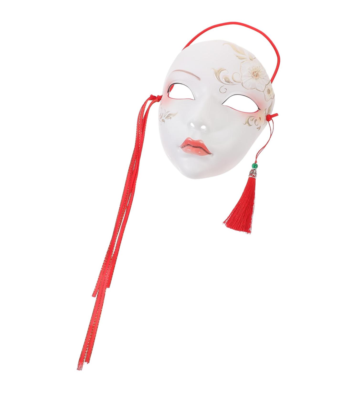 Nolitoy Opera Mask - Chinese Festival & Masquerade Party Costume | Halloween Fuchsmask Face Cover - Buy Online on GoSupps.com