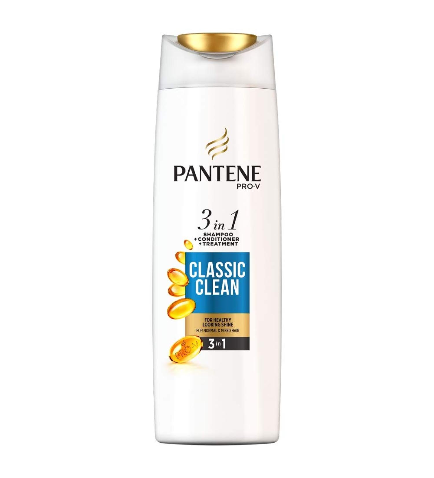 Pantene Pro-V Classic Clean 3-in-1 Shampoo for Normal to Combination Hair