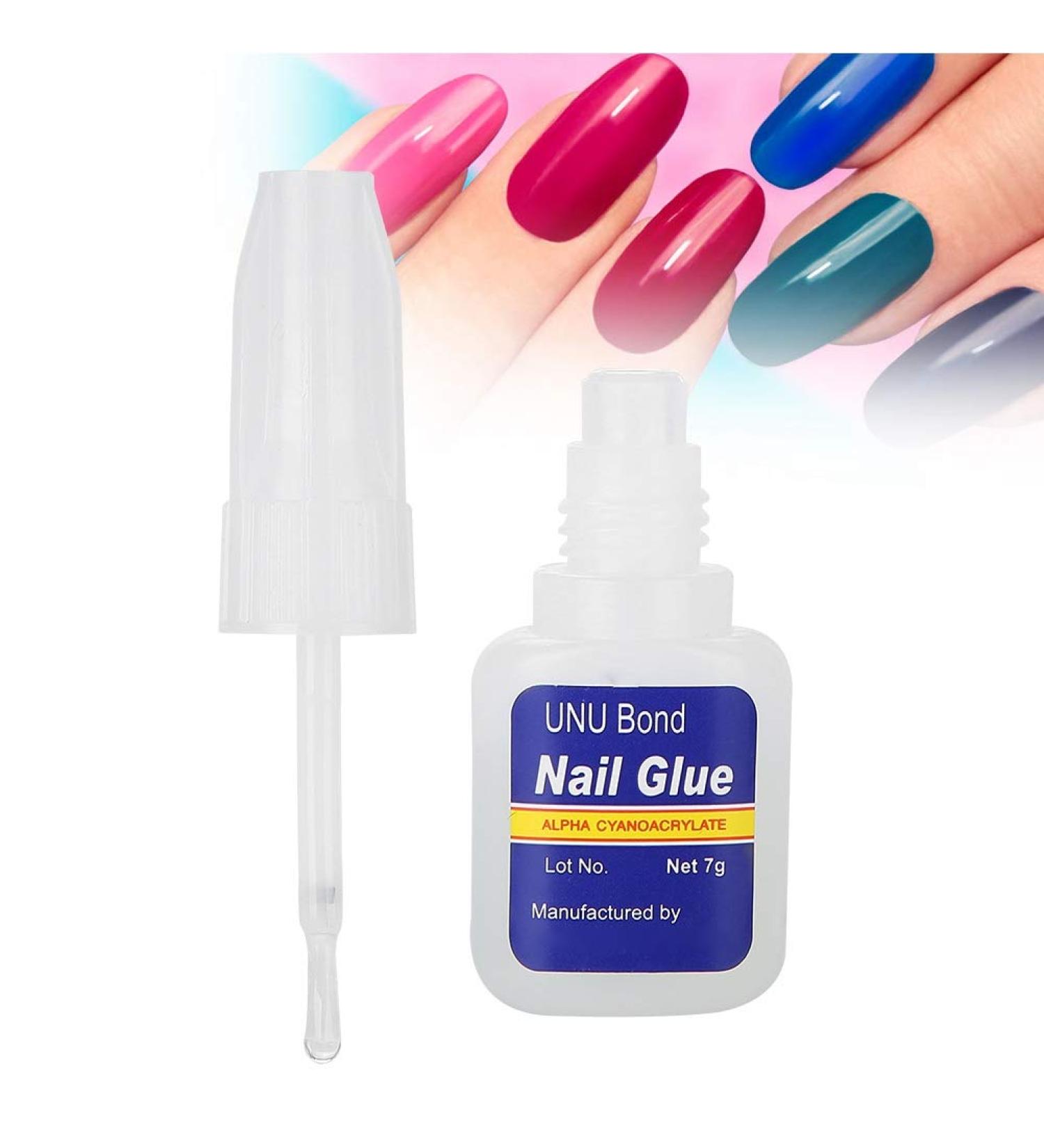 Premium 7g Nail Glue - Professional DIY Nail Polish Adhesive for Art Foil & Rhinestones - International Shipping - Buy Online on GoSupps.com