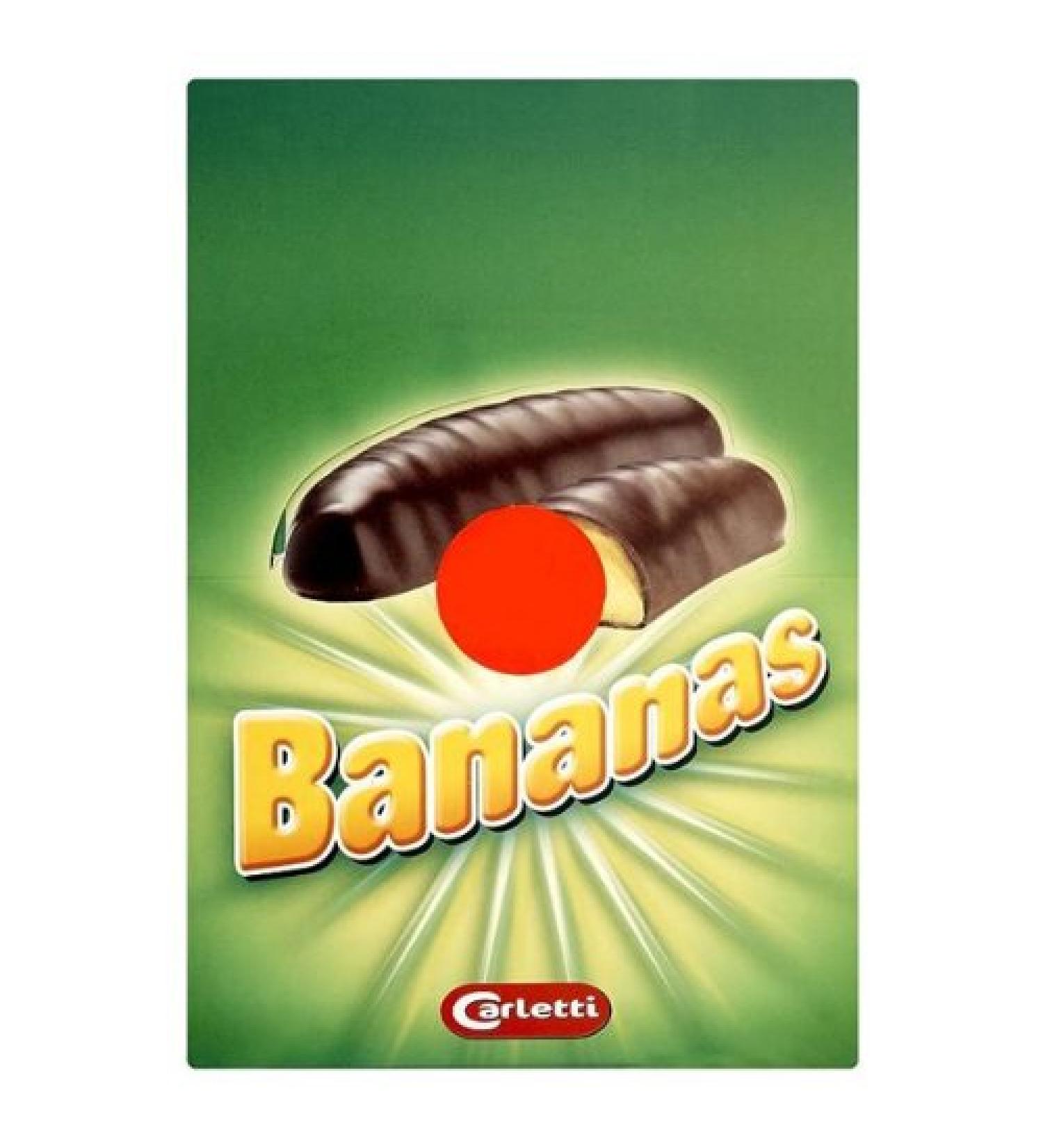 Carletti Chocolate Coated Bananas Full Box