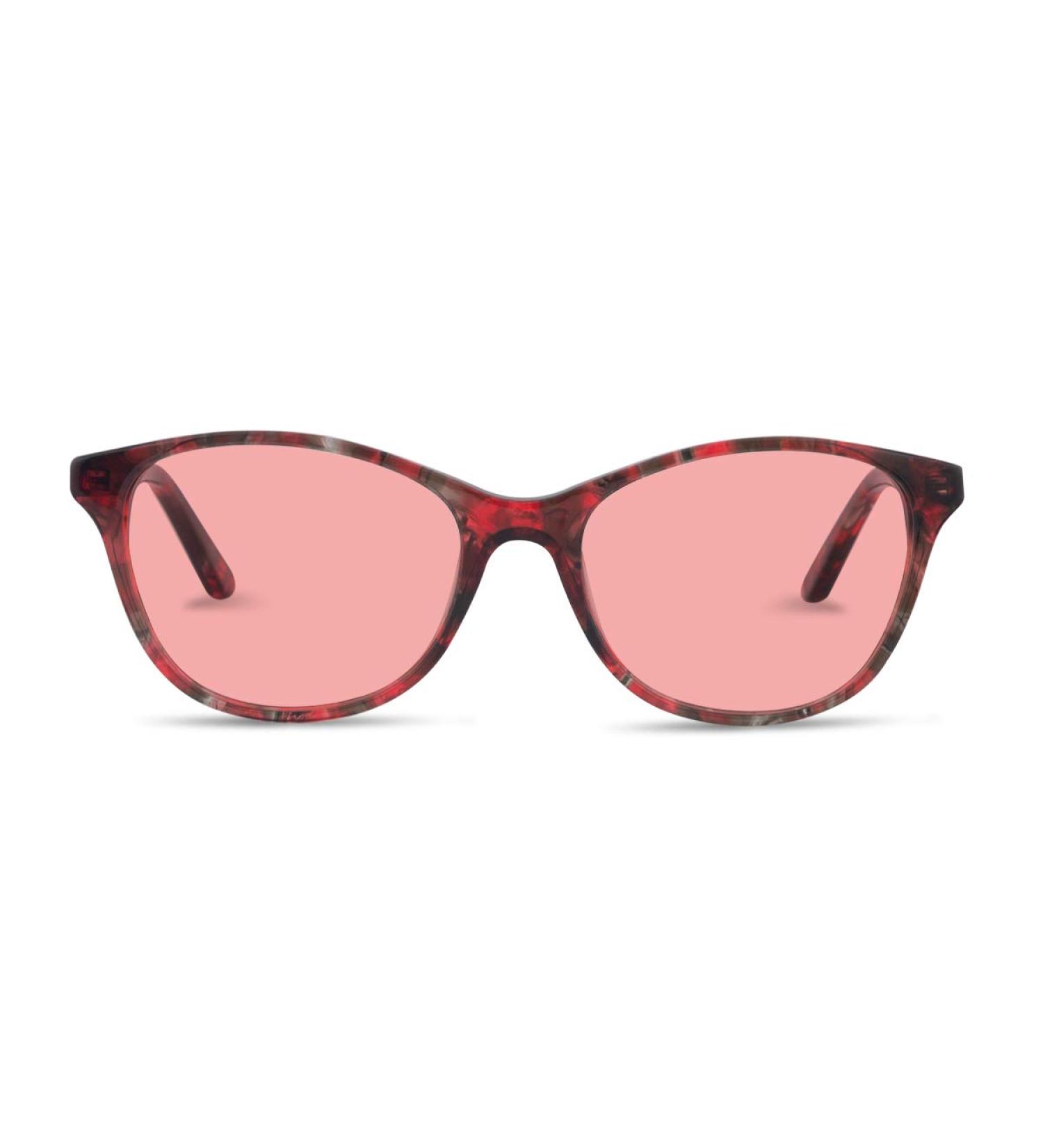 TheraSpecs Audrey Crimson Red Indoor Blue Light Glasses - Shop Now - Buy Online on GoSupps.com