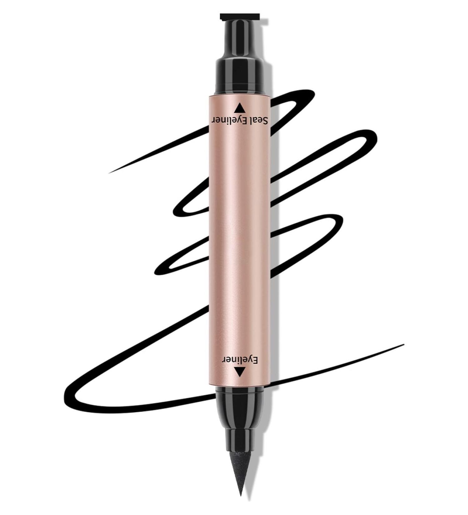  ARCHIDATE Eyeliner Stamp - Sweat-resistant - Quick-drying - Waterproof - With triangular stamp - For precise tracing - Buy Online on GoSupps.com