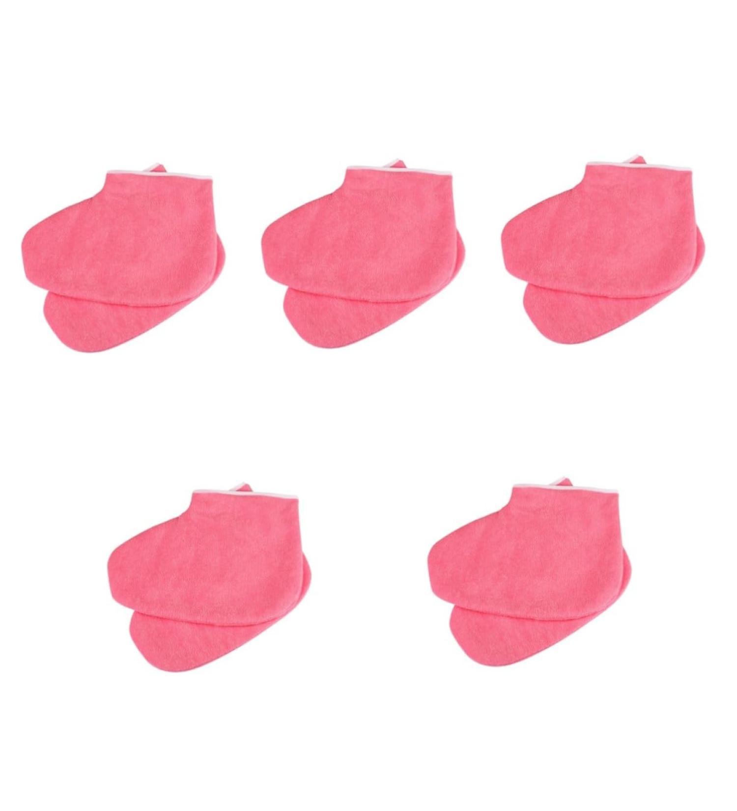 minkissy 5 Pairs Paraffin Foot Covers Spa Foot Socks Paraffin Foot Protector Paraffin Wax Bath Liners Paraffin Socks Wax Socks Feet Paraffin Foot Paraffin Wax Foot Cover Gloves Care Red - Buy Online on GoSupps.com