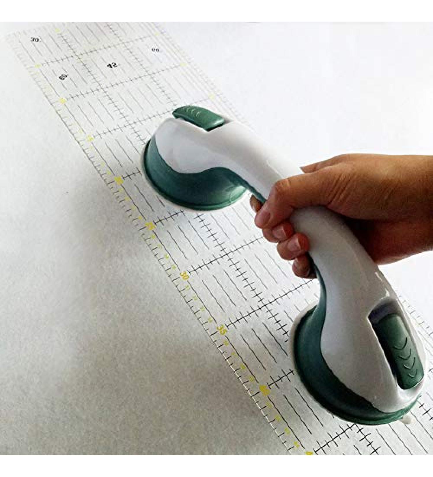 YICBOR DIY Sewing Tools Ruler Handle - Quilting Patchwork Ruler Green - Strong Adsorption - Buy Online on GoSupps.com