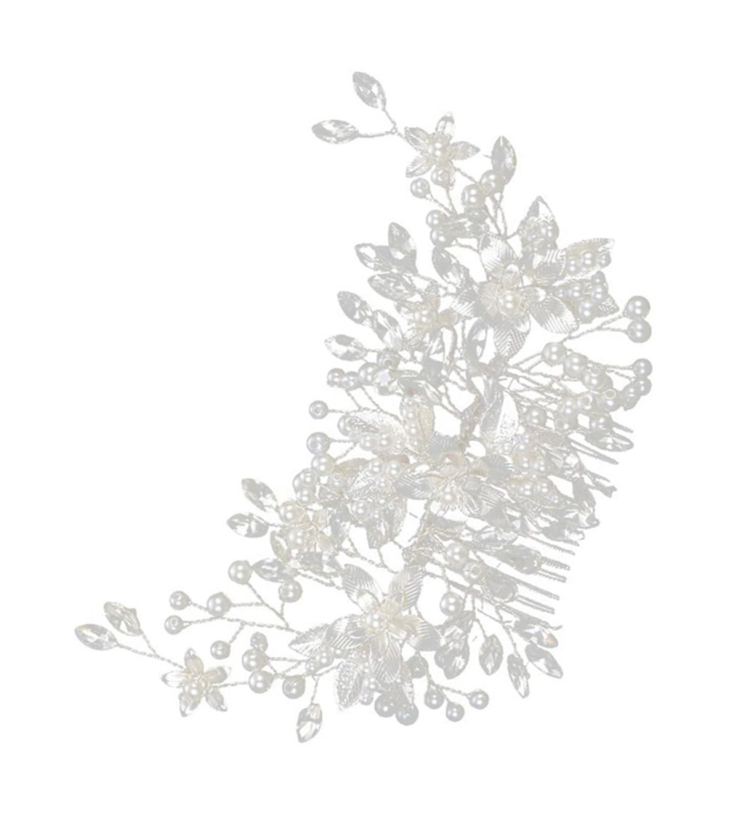 minkissy Wedding Hair Accessories Hair Clips Tiara Hair Pin Hair Barrettes Womens Headpiece Hair Accessories for Girls Flower Hair Accessories Comb Bride Rhinestones Zinc Alloy - Buy Online on GoSupps.com