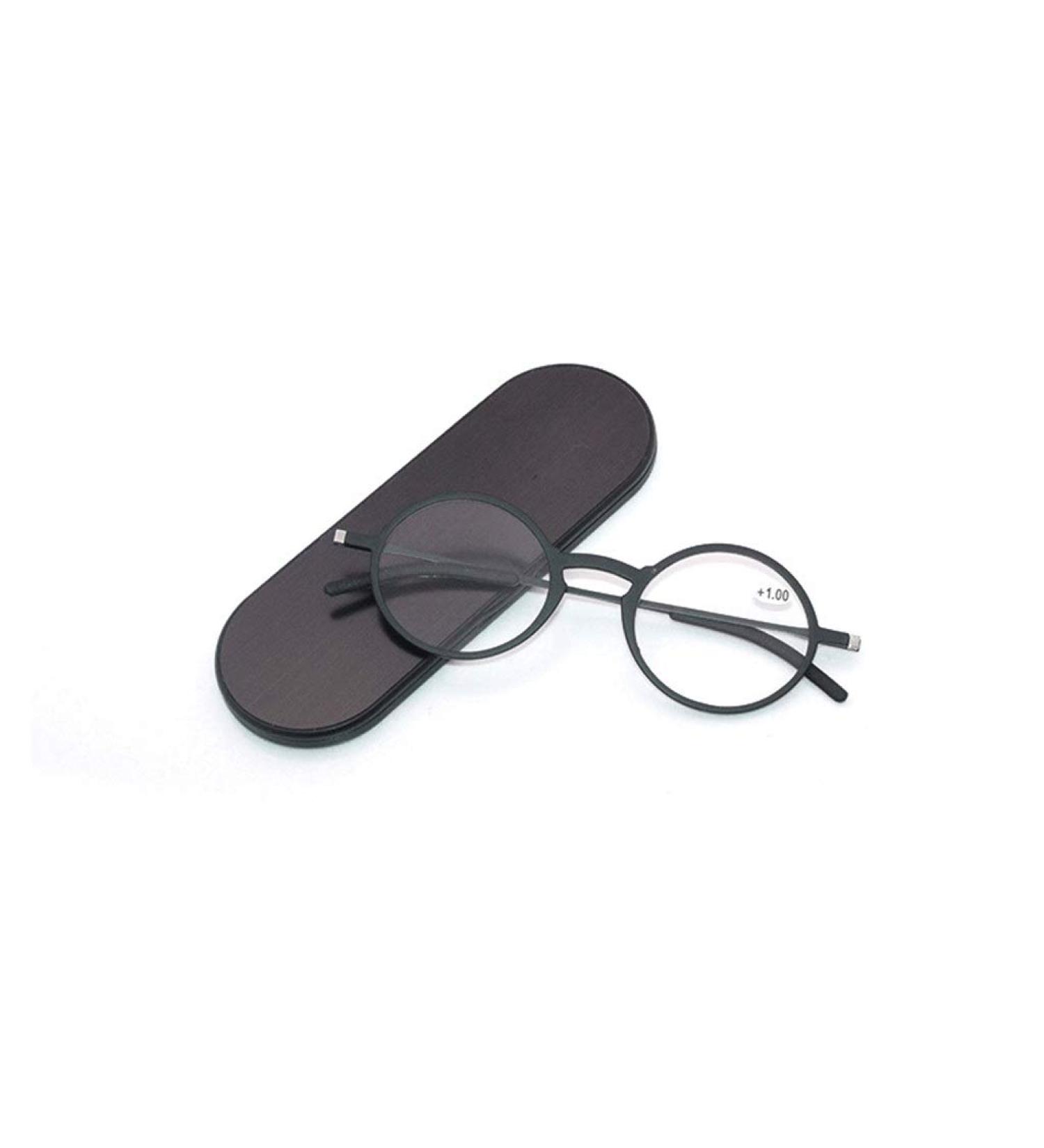 Shop Pangocho 2.0 Round Thin Reading Glasses - Stylish Anti-Fatigue Blue Light Blocking Optics for Women - Lightweight Frameless Design - International Shipping Available - Buy Online on GoSupps.com