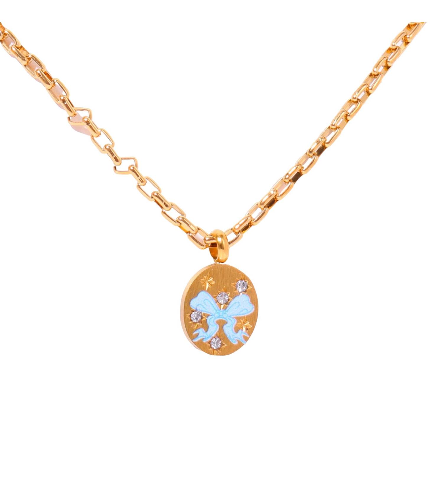 Oralgo's Exquisite Painted Necklace | Adjustable Collarbone Chain & Loop Trailer | Fashion Jewelry Adventure Wonder - Buy Online on GoSupps.com