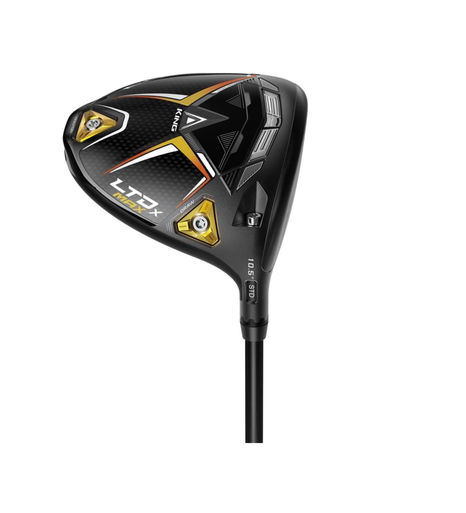 Cobra Golf 2022 LTDX Max Men's Driver Matte Black-Gold Fusion 10.5 Regular - UST Helium Nanocore | New Release - Buy Online on GoSupps.com