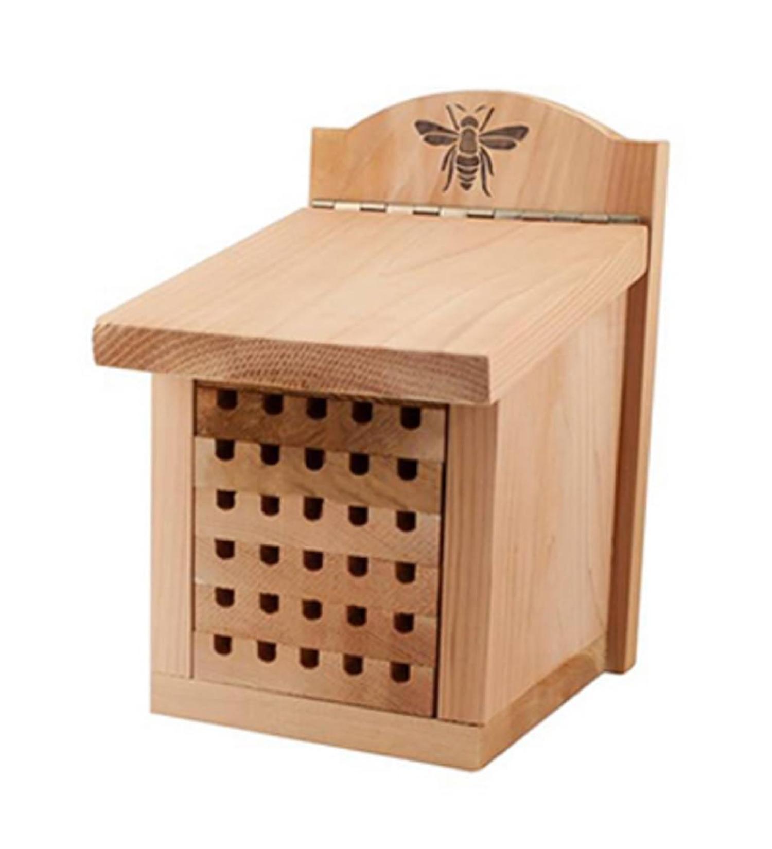 Woodlink 28552 Heavy Duty Cedar Mason Bee Small Insect House 9.5" H Wood