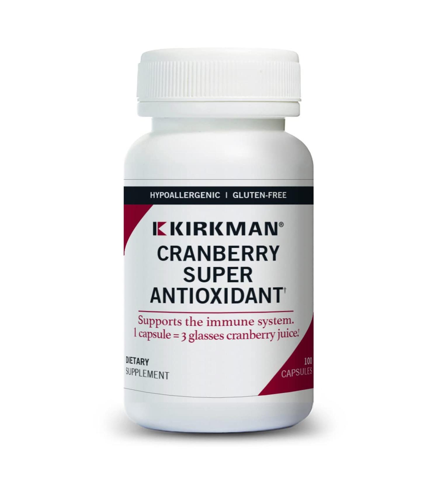 Cranberry Super Antioxidant 100 Capsules Kirkman Labs - Buy Online on GoSupps.com