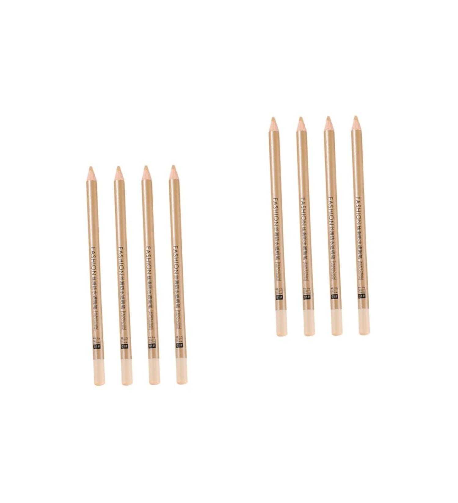MUSISALY 8 Pcs Concealer Pen Concealer for Marks Women Makeup Supplies Makeup Concealer Wooden White - Buy Online on GoSupps.com