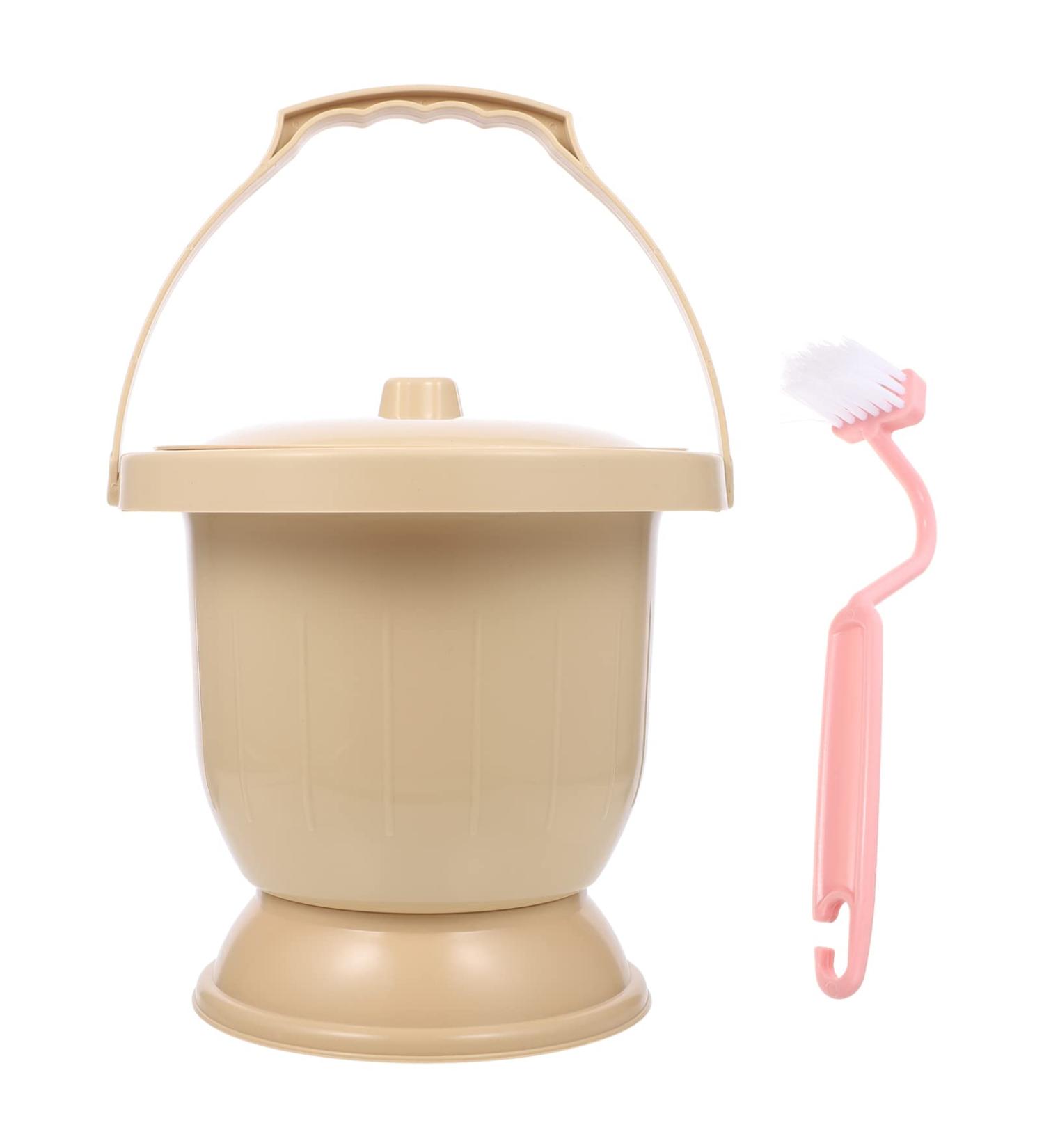 Zerodeko 1pc Female Urine Bottle - Portable Children s Toilet Pot for Travel & Home Use | Hospital Bed Pan & Urinal for Women - Khaki - Buy Online on GoSupps.com