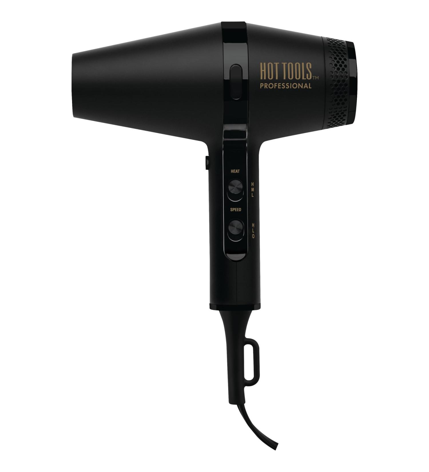 HOT TOOLS Pro Artist Black Gold Infrared Ionic Salon Dryer | Fast Drying & Styling - Professional Hair Dryer for Smooth Results - Buy Online on GoSupps.com