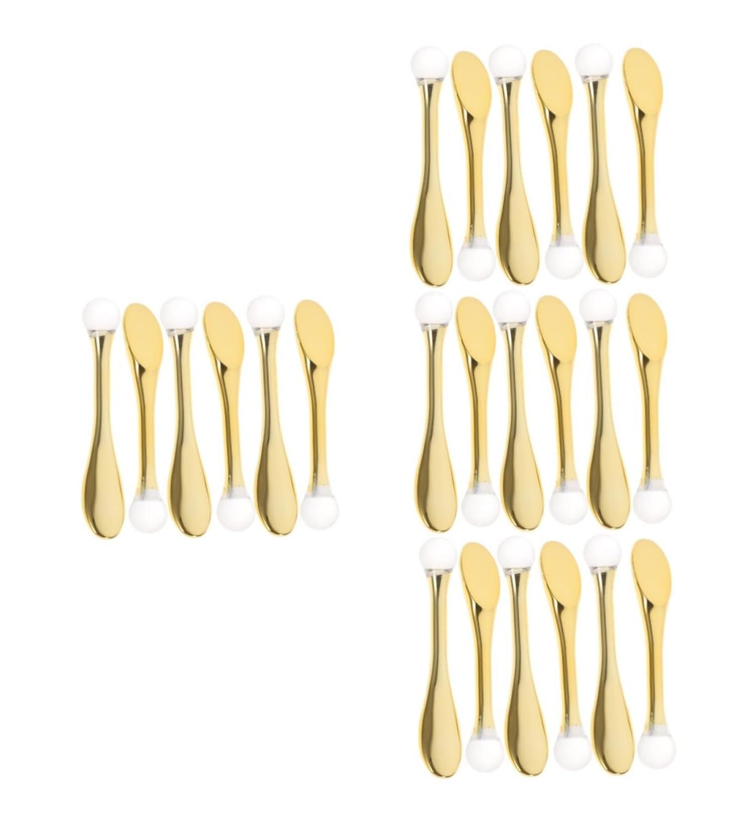 FOMIYES Pi ces de masque mini spatule pour cosm tiques spatule cr me contour des yeux masseur oculaire lotion cuill re masque facial cuill re de massage des yeux miniature outil - Buy Online on GoSupps.com