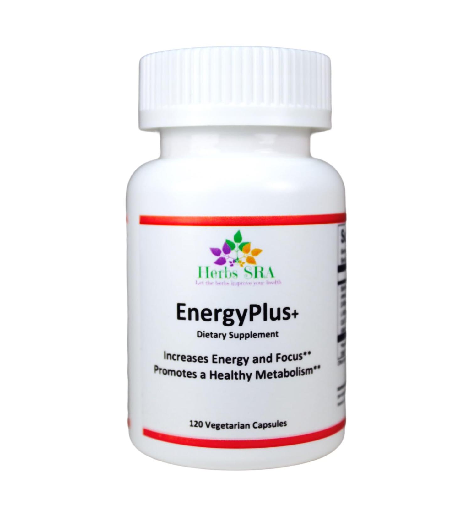 Energy Plus Superfood Capsules - Natural Energy Boost 120 Count | Boost Your Vitality - Buy Online on GoSupps.com