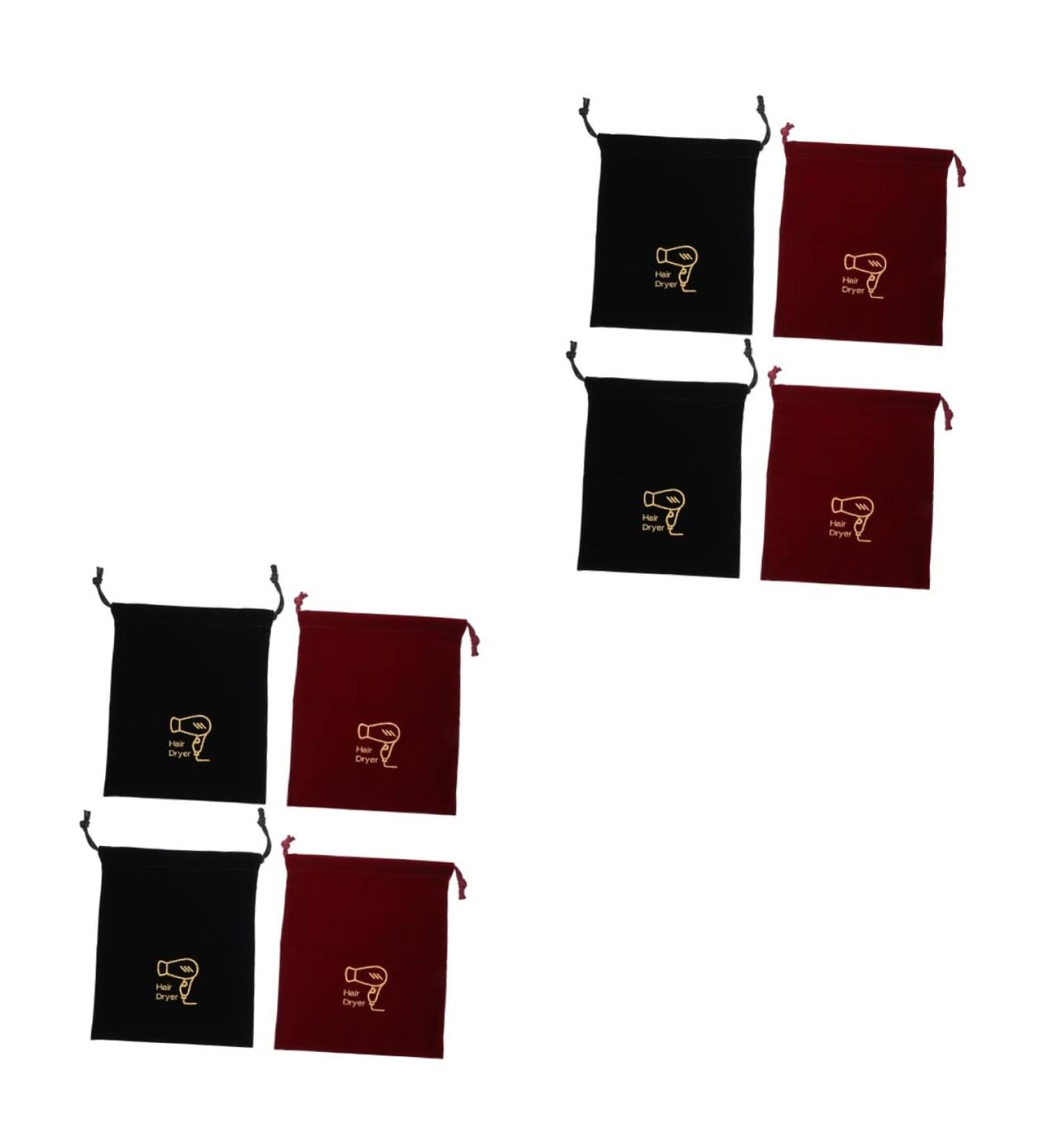 STOBOK 8 Pcs Storage Bag Travel Organizer Bags Hair Dryer Bag Drawstring Hair Dryer Carriers Bracket 36.5X26.5X1CMx2pcs Assorted Colorx2pcs - Buy Online on GoSupps.com