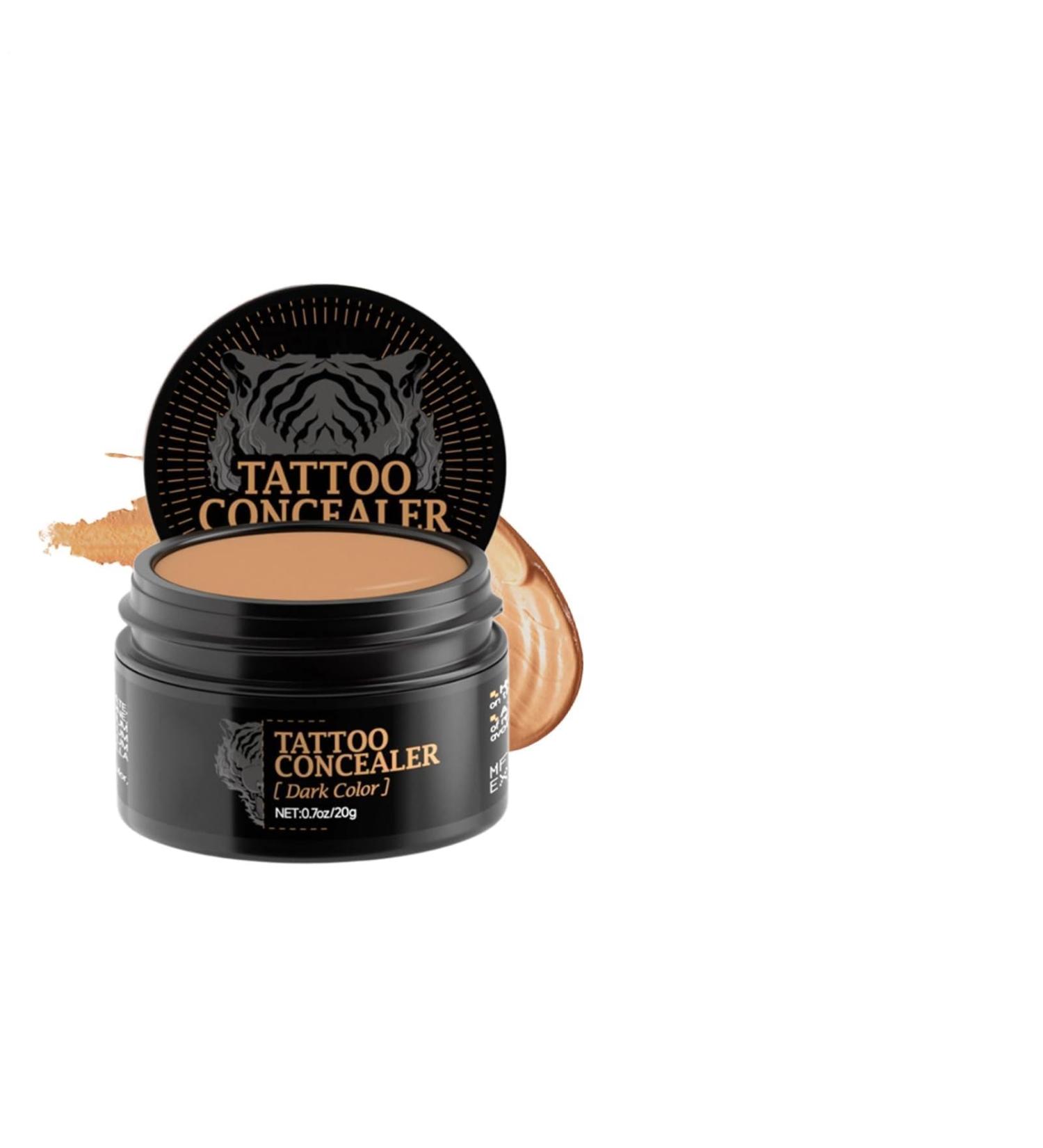 Skin Mark Createrner Cream - Maquillage du corps imperm able pour dissimuler | 20g d' de couverture lev e respirante avec finition r sistante la tache id ale pour les de festival de s Sombre - Buy Online on GoSupps.com